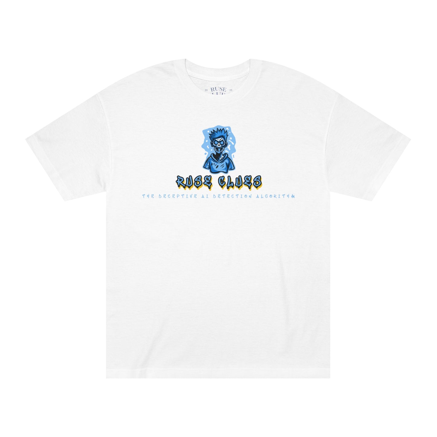 Unisex Classic Ruse Clues™ Graphic Tee, Edgy Streetwear, Casual Wear, Gifts for Him/Her, Unique Vintage Shirt, Youthful Style