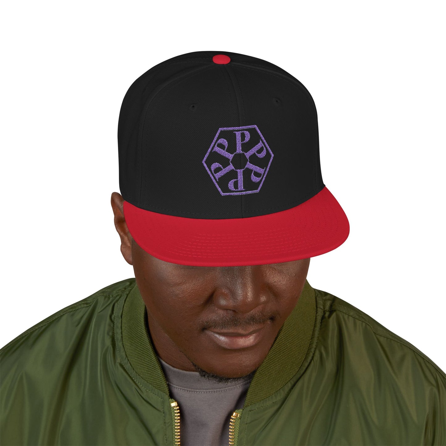Stylish Straight Outta Pomona™ Snapback Cap with bluish logo, Trendy Hat for Casual Outfits, Perfect Gift for Friends, Summer Festivals, Daily Wear