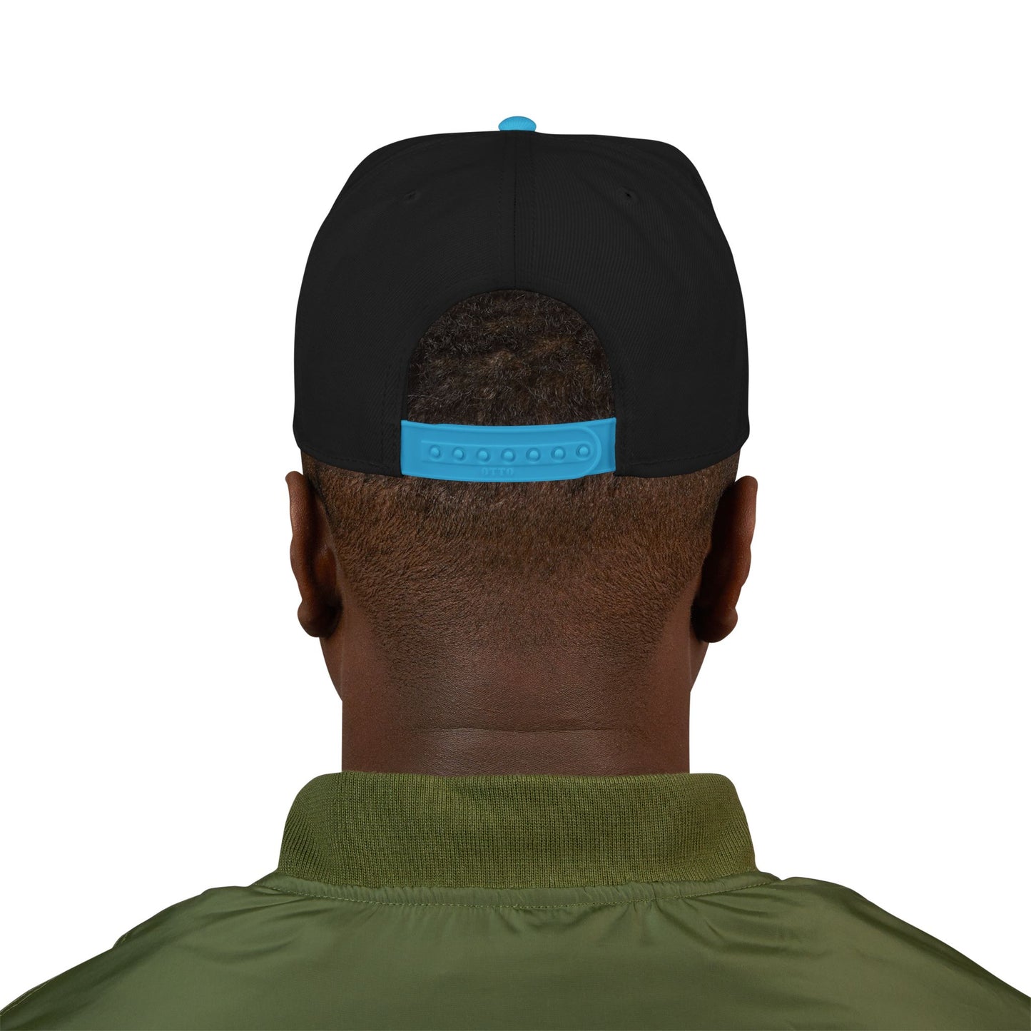 Stylish Straight Outta Pomona™ Snapback Cap with bluish logo, Trendy Hat for Casual Outfits, Perfect Gift for Friends, Summer Festivals, Daily Wear
