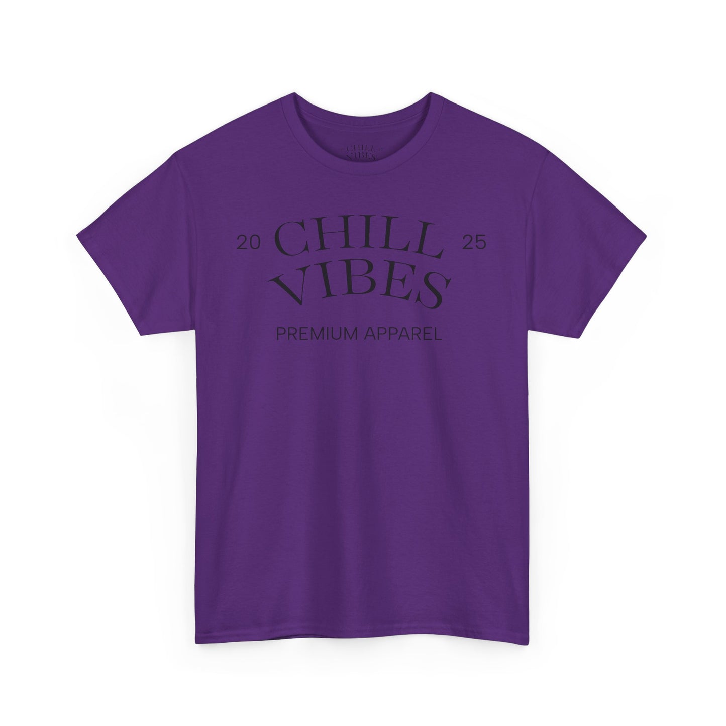 Chill Vibes Unisex Heavy Cotton Tee, Relaxed Wear, Casual Outfit, Gift for Friends, Everyday Style, Chill Apparel