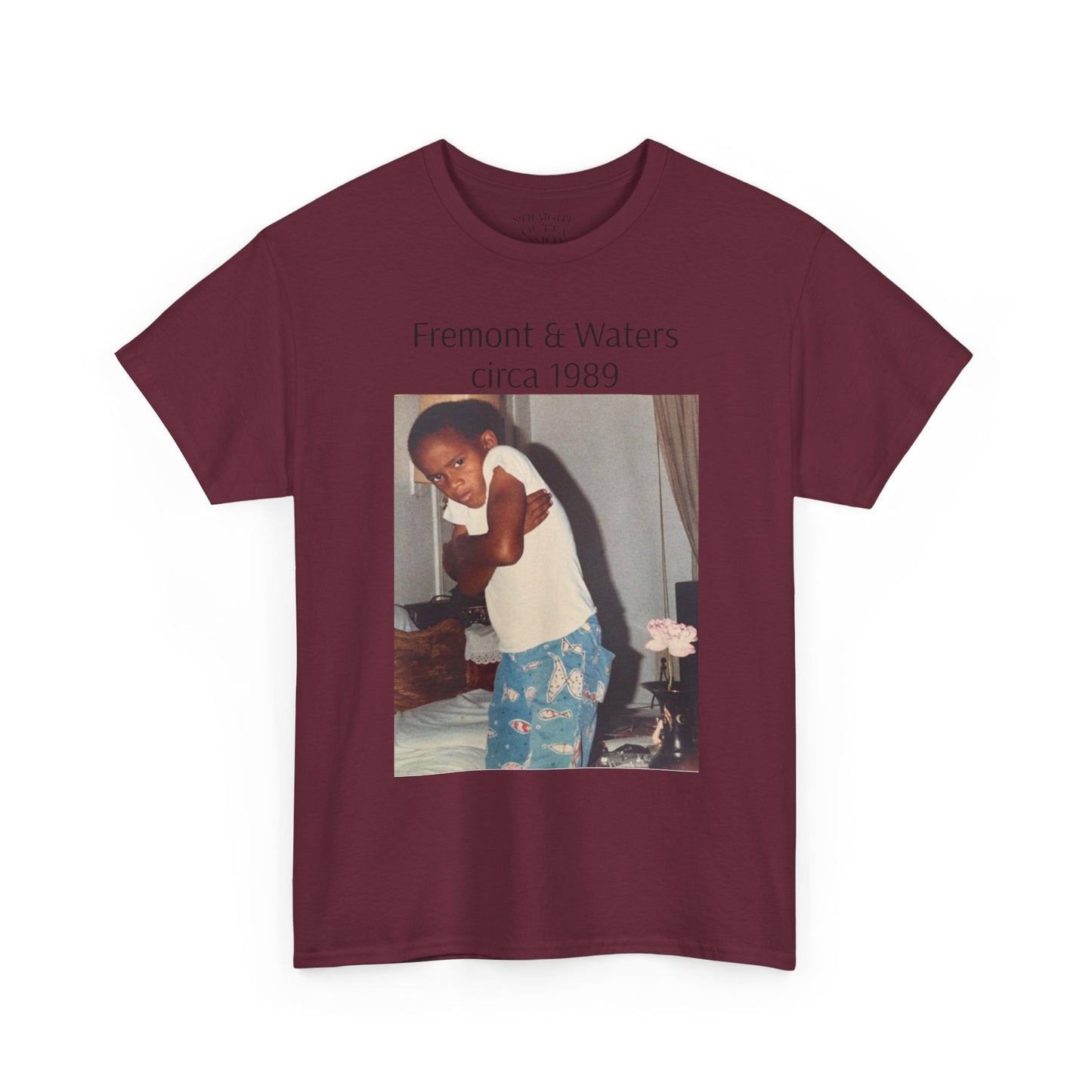 Straight Outta Pomona™ Tee, Unisex Heavy Cotton Tee, Vintage Style Shirt, Fremont & Waters circa 1989 tribute T-Shirt, Gift for Him/Her, 80s/90s Fashion