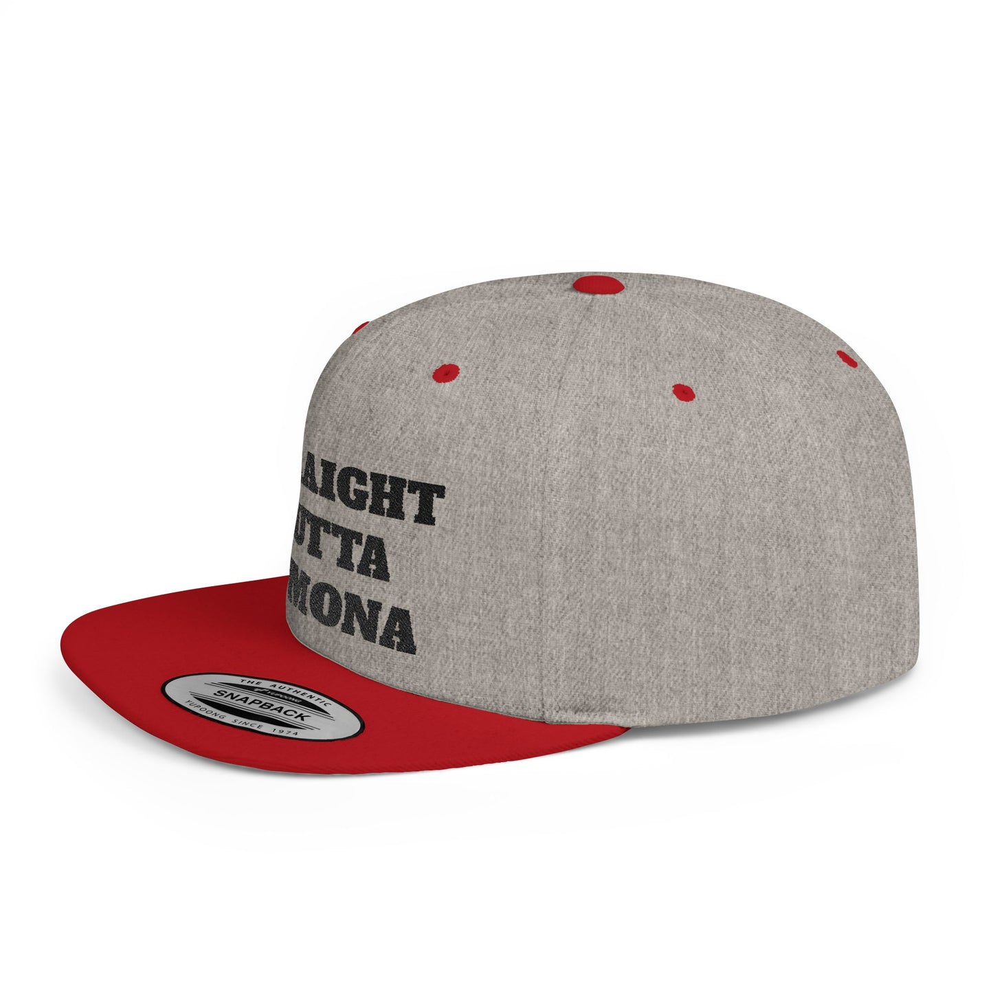 Stylish Flat Bill Straight Outta Pomona™ Snapback Hat - Perfect Gift for Hikers, Streetwear Enthusiasts, or Casual Outings, Cool Design, Summer Fashion