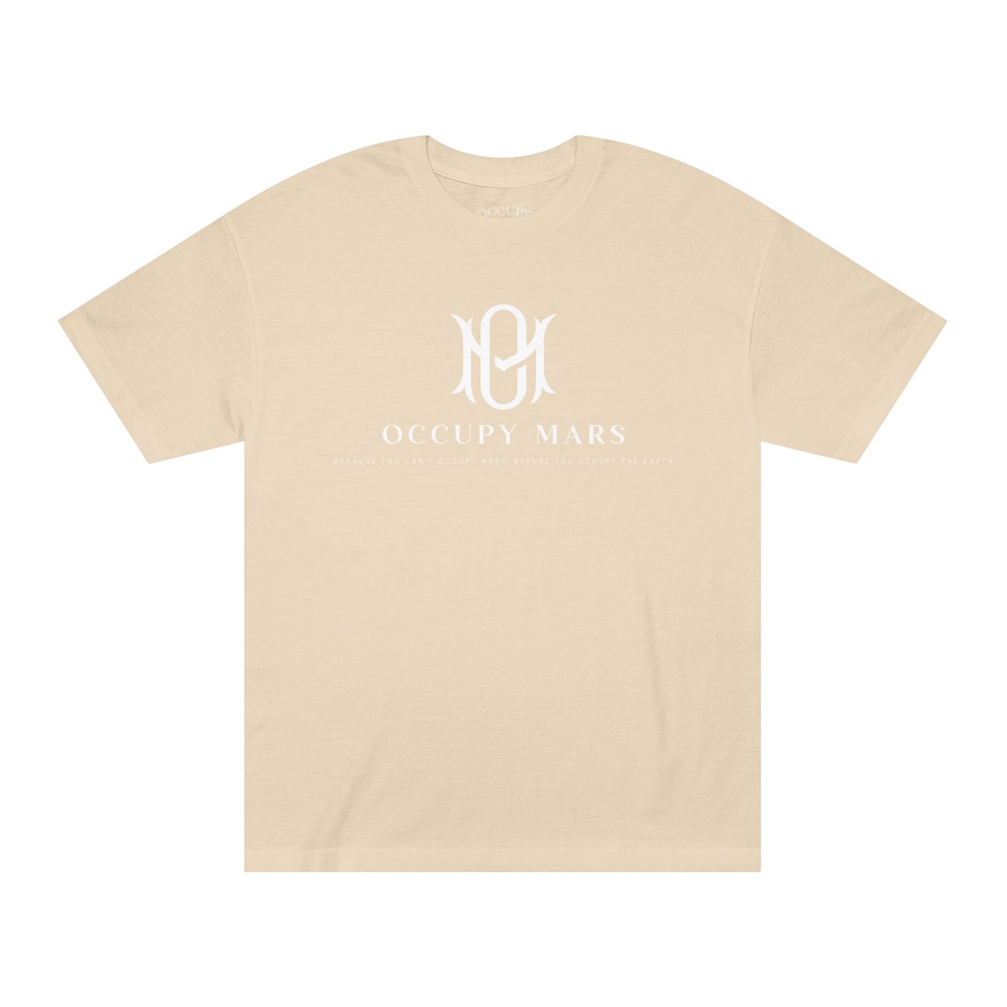 Unisex Classic Occupy Mars Tee - Casual Everyday Shirt, Graphic Top for All Occasions, Gift for Friends, Birthday, Teen Fashion, Relaxed Fit