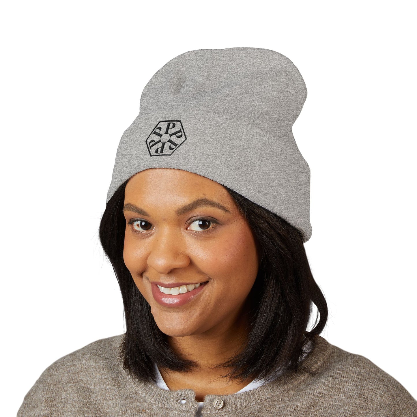 Stylish Embroidered Straight Outta Pomona™ Beanie, Cozy Winter Hat, Gift for Him/Her, Custom Logo Beanie, Perfect for Warmth and Fashion