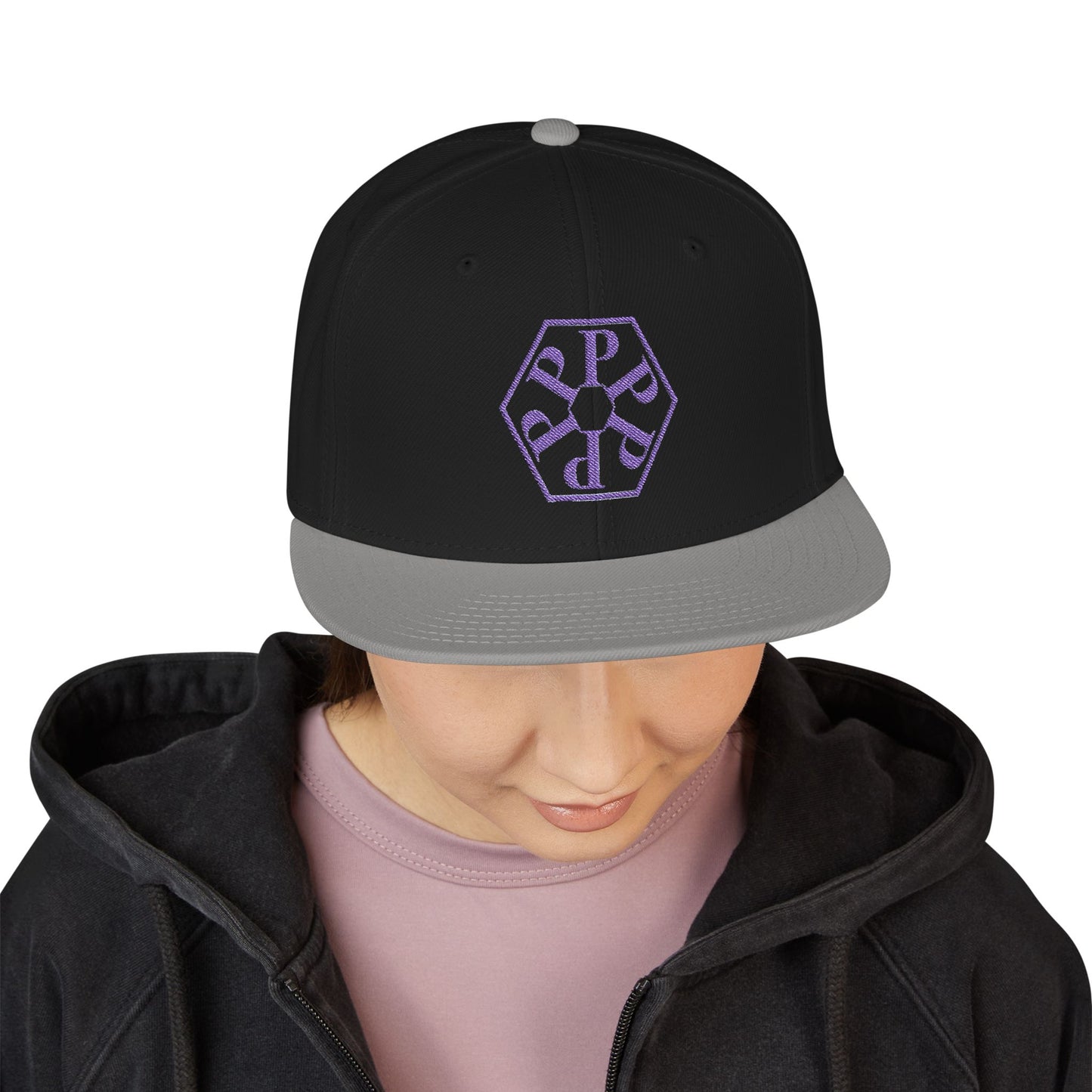 Stylish Straight Outta Pomona™ Snapback Cap with bluish logo, Trendy Hat for Casual Outfits, Perfect Gift for Friends, Summer Festivals, Daily Wear