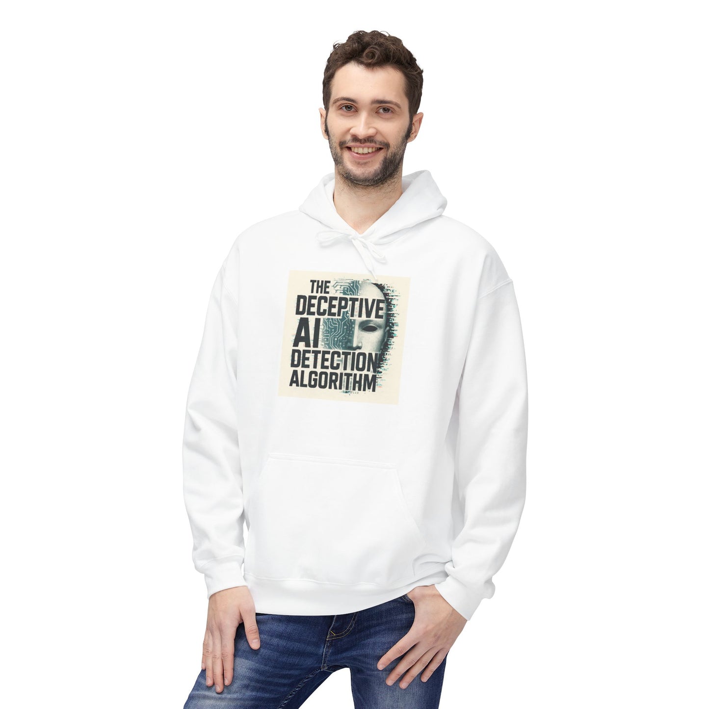 Deceptive AI Detection Algorithm Ruse Clues Hoodie