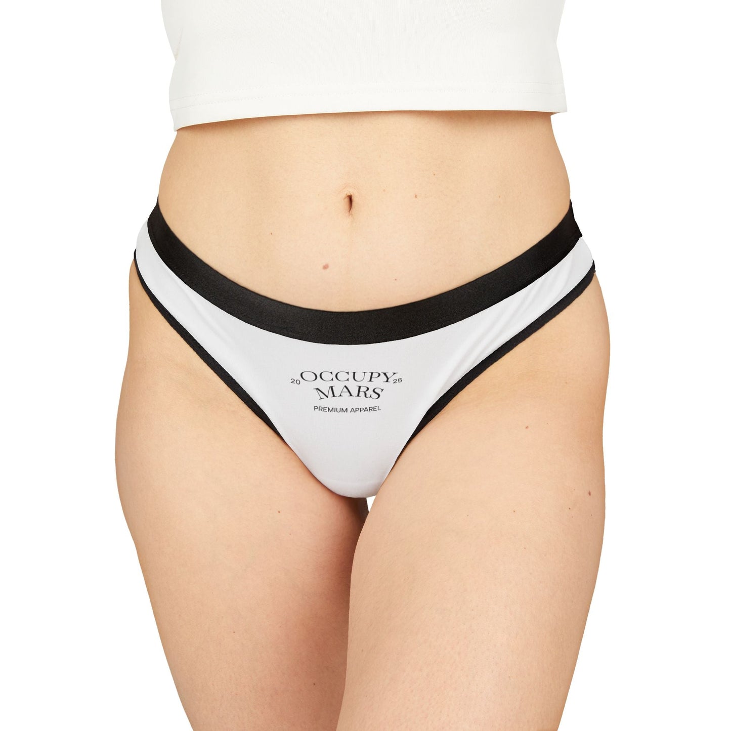 Occupy Mars™ Women's Thongs - Unique Lingerie Gift, Comfortable Underwear, Space-Themed Intimates, Fun and Stylish Bottoms
