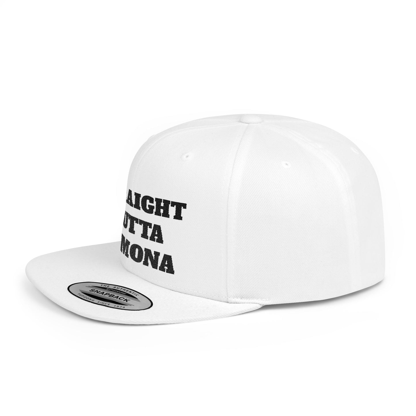 Stylish Flat Bill Straight Outta Pomona™ Snapback Hat - Perfect Gift for Hikers, Streetwear Enthusiasts, or Casual Outings, Cool Design, Summer Fashion