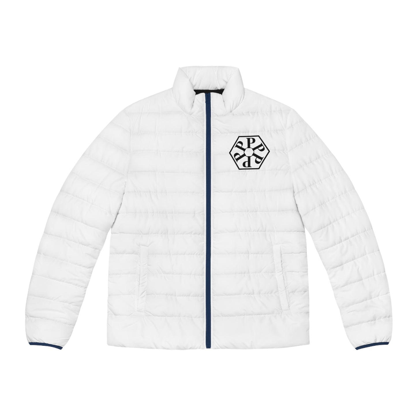 Stylish Men's Straight Outta Pomona™ Puffer Jacket, Winter Outerwear, Casual Layering, Trendy Streetwear, Gift for Him, Warm Jacket