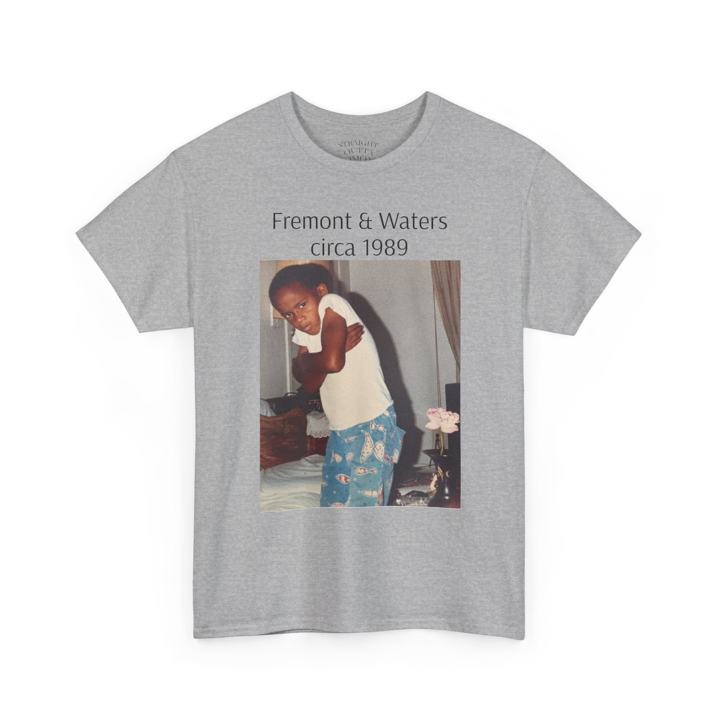 Straight Outta Pomona™ Tee, Unisex Heavy Cotton Tee, Vintage Style Shirt, Fremont & Waters circa 1989 tribute T-Shirt, Gift for Him/Her, 80s/90s Fashion