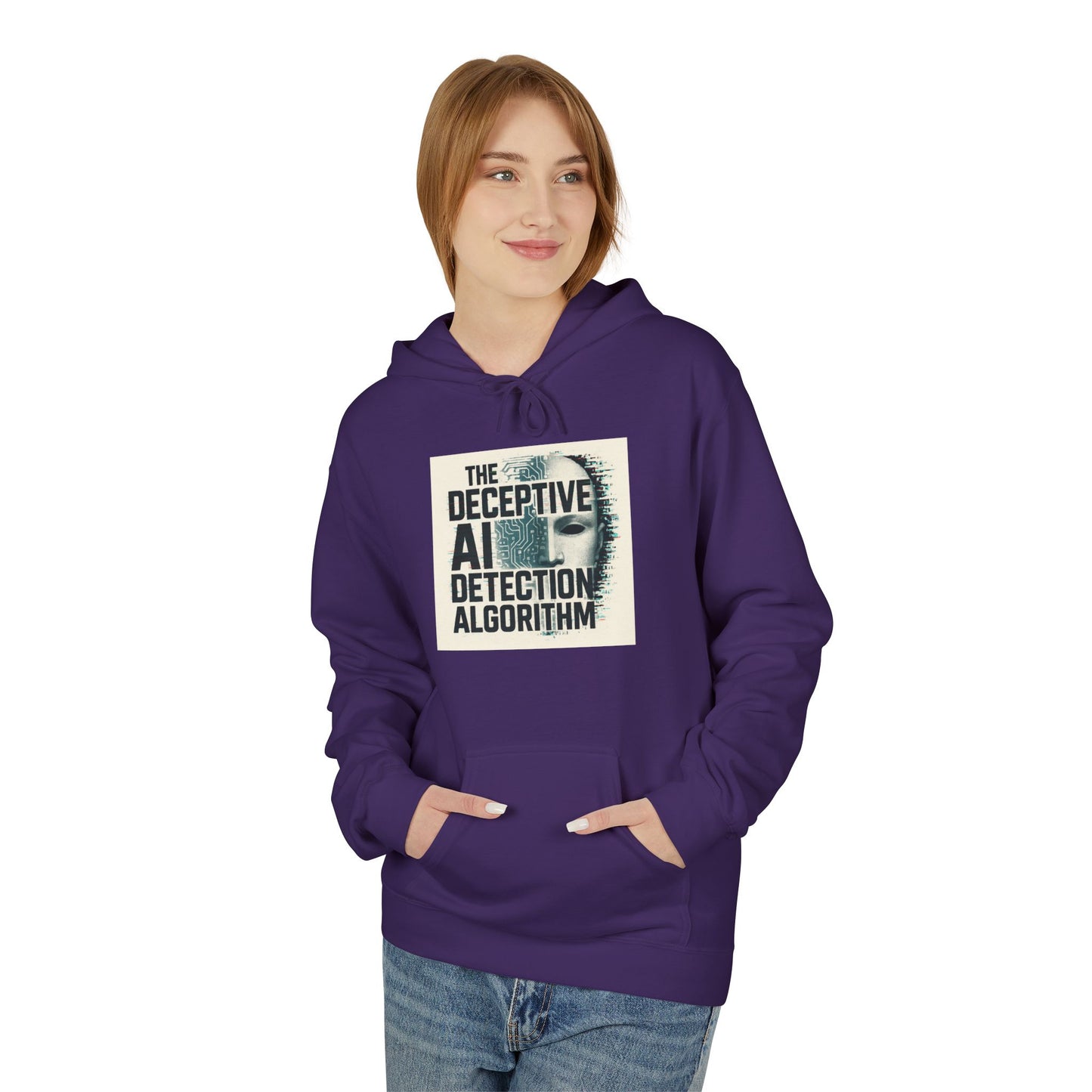 Deceptive AI Detection Algorithm Ruse Clues Hoodie