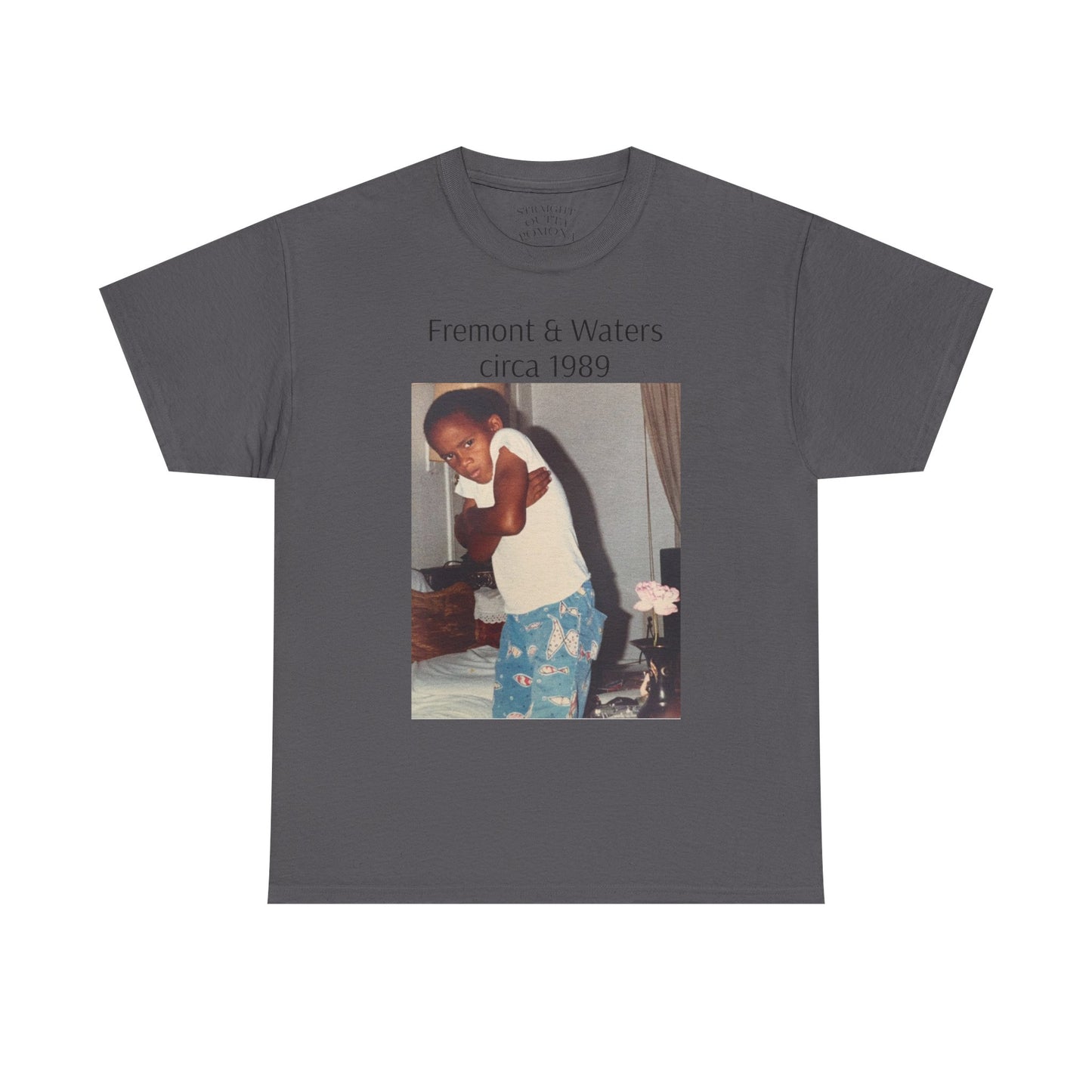 Straight Outta Pomona™ Tee, Unisex Heavy Cotton Tee, Vintage Style Shirt, Fremont & Waters circa 1989 tribute T-Shirt, Gift for Him/Her, 80s/90s Fashion