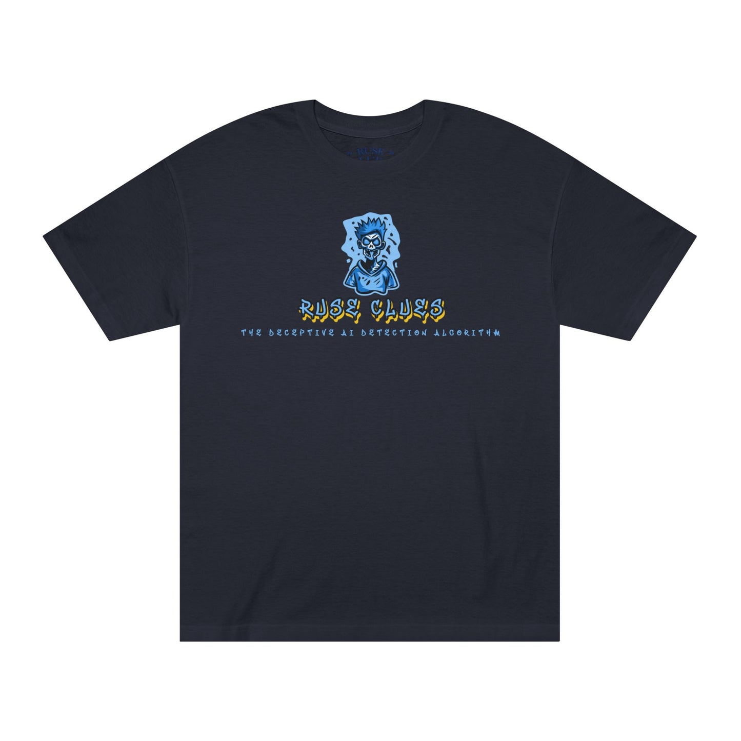 Unisex Classic Ruse Clues™ Graphic Tee, Edgy Streetwear, Casual Wear, Gifts for Him/Her, Unique Vintage Shirt, Youthful Style