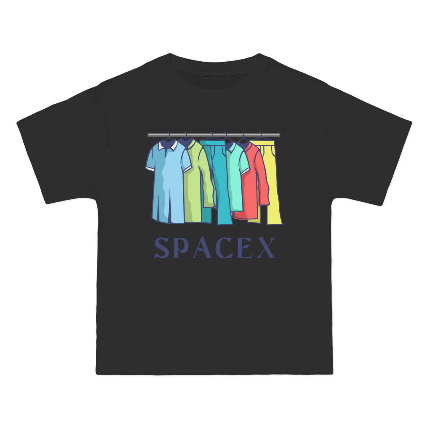 Short-Sleeve SpaceX T-Shirt for All Shapes and Sizes, Short, Tall, Fat, or Small, Casual Wear, Unique Graphic Tee