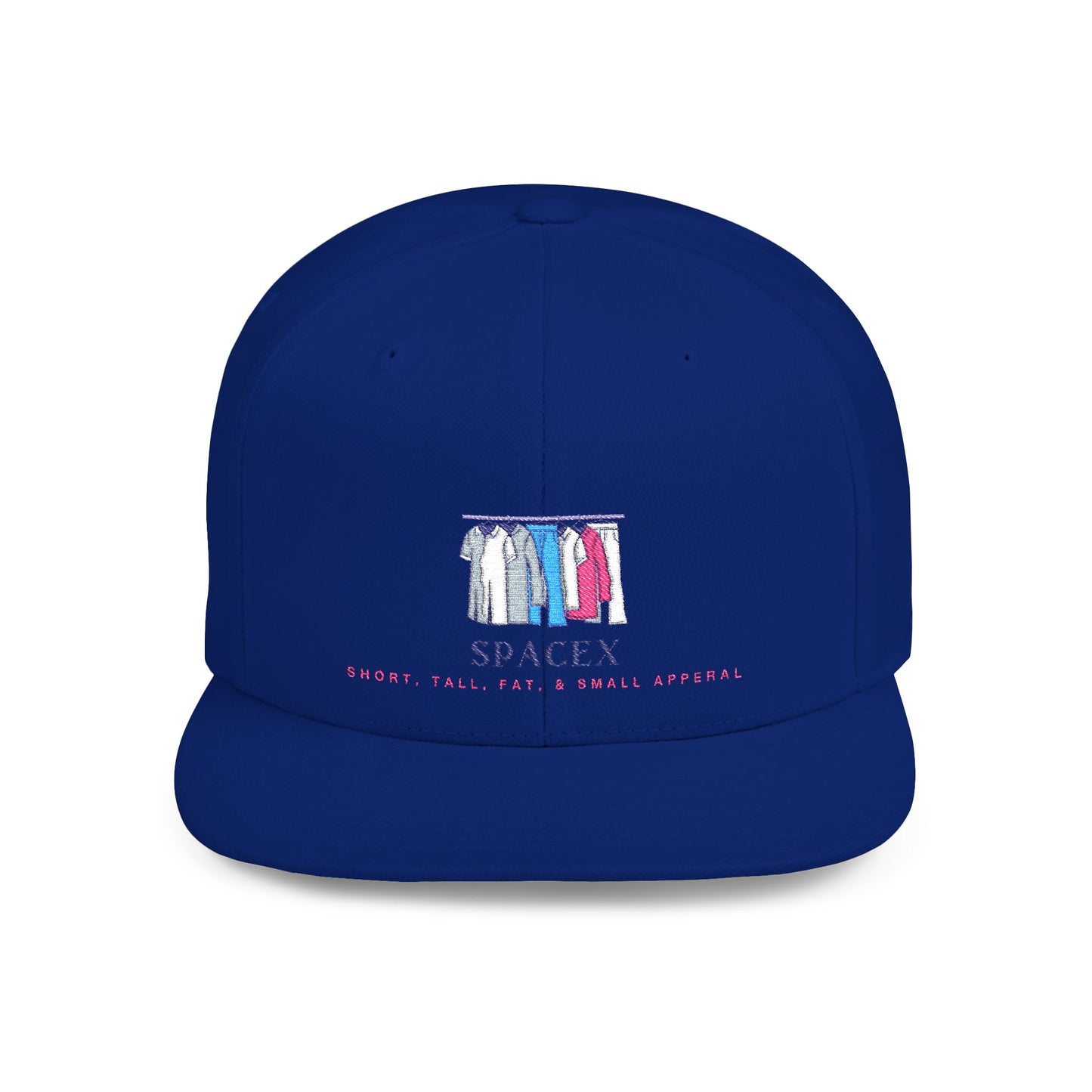 Flat Bill SpaceX Snapback Cap | Trendy Hat for Style Lovers, Gift for All Shapes and Sizes, Short, Tall, Fat, or Small, Casual Wear, Street Style, Cool Accessories