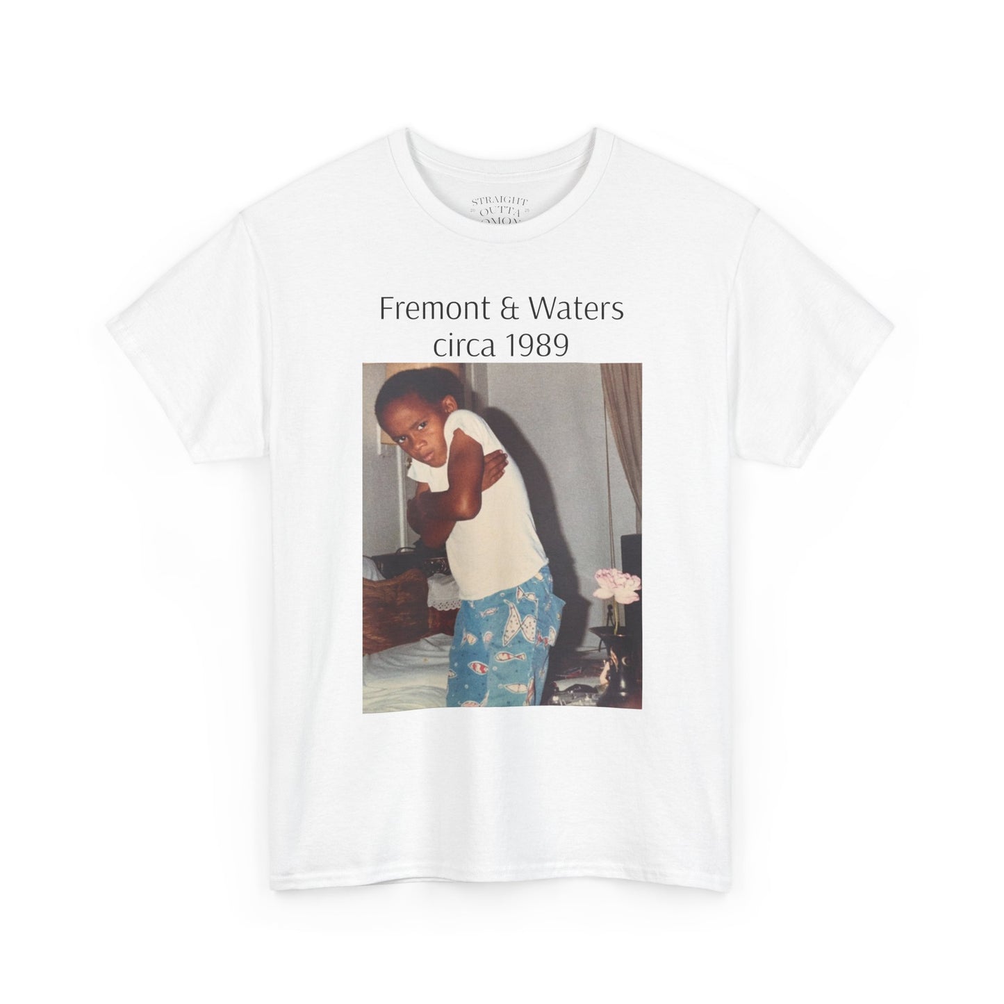 Straight Outta Pomona™ Tee, Unisex Heavy Cotton Tee, Vintage Style Shirt, Fremont & Waters circa 1989 tribute T-Shirt, Gift for Him/Her, 80s/90s Fashion