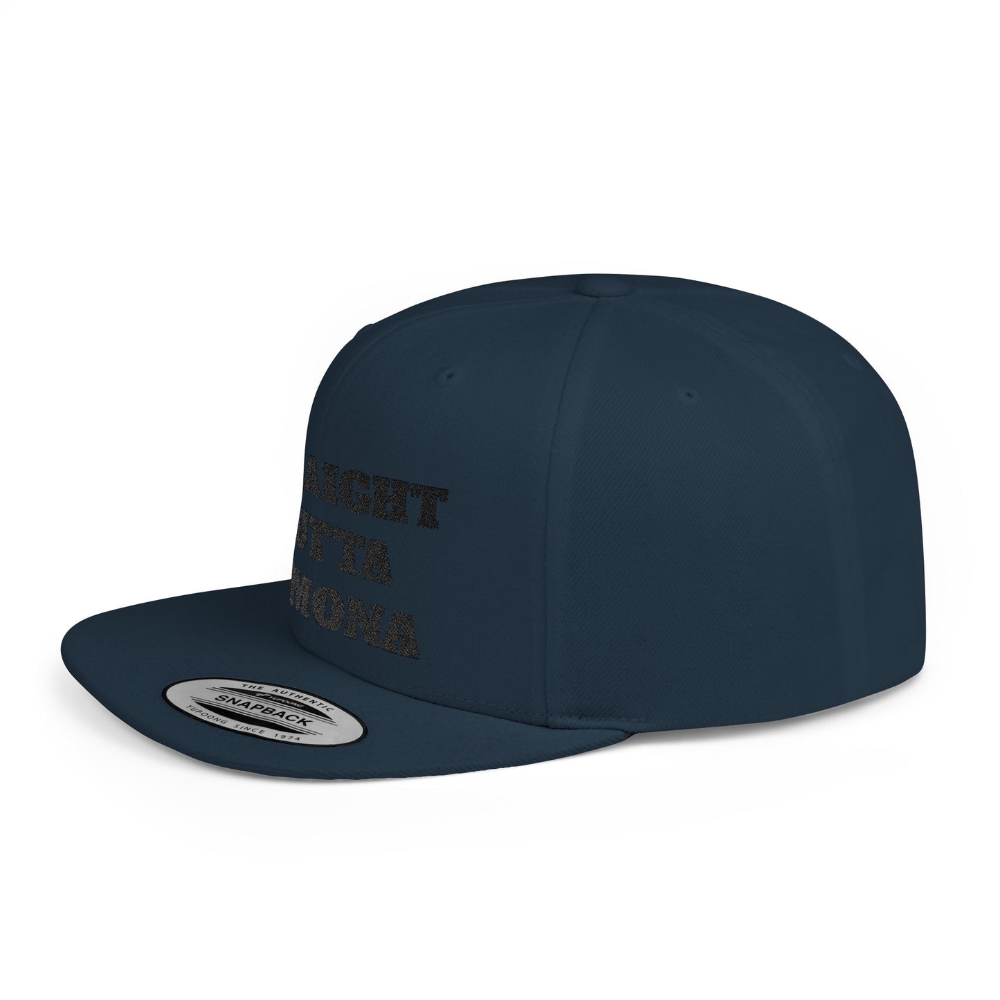 Stylish Flat Bill Straight Outta Pomona™ Snapback Hat - Perfect Gift for Hikers, Streetwear Enthusiasts, or Casual Outings, Cool Design, Summer Fashion
