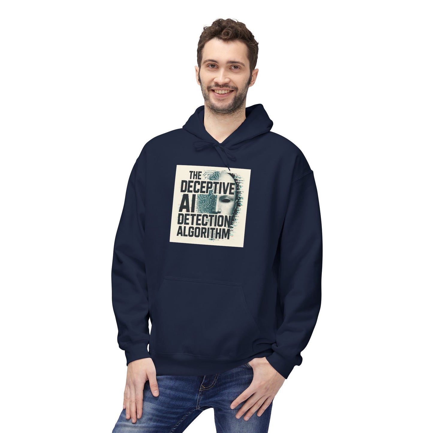 Deceptive AI Detection Algorithm Ruse Clues Hoodie