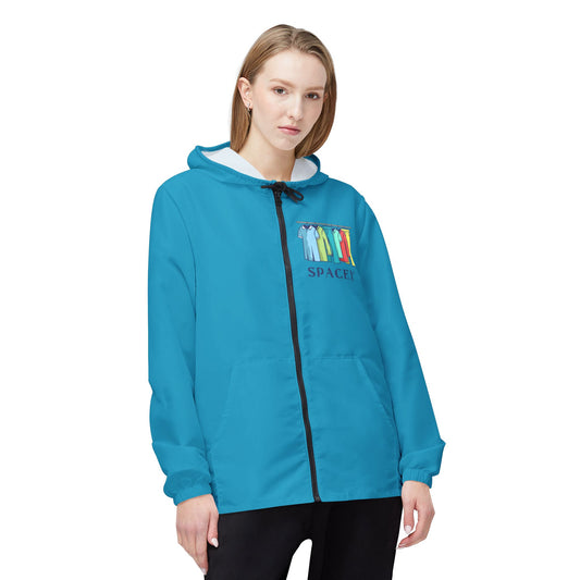 SpaceX Windbreaker Jacket | Lightweight Fashion Coat, Casual Outerwear, Rain Jacket, Stylish Windbreaker