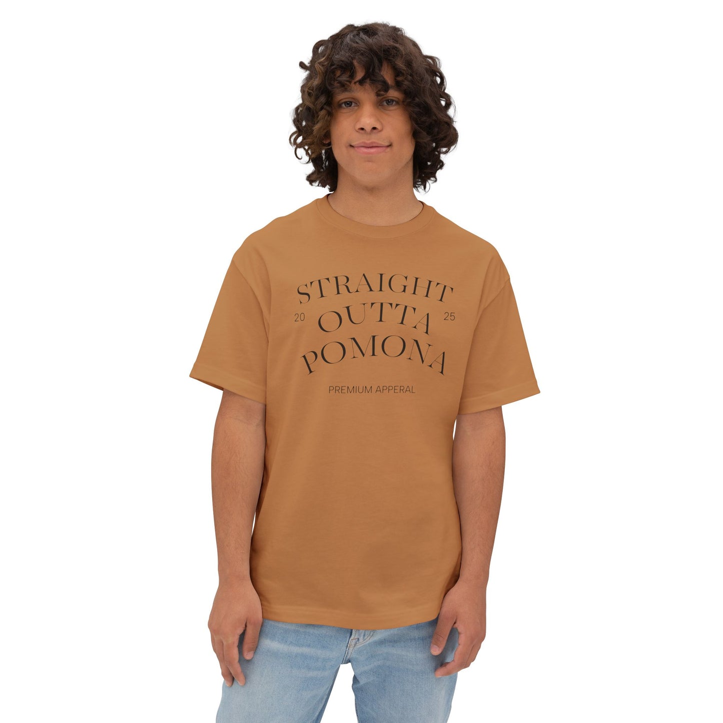 Straight Outta Pomona™ Unisex Oversized Tee, Relaxed Fit T-Shirt for Casual Outings, Streetwear Style, Gift for Fashion Lovers