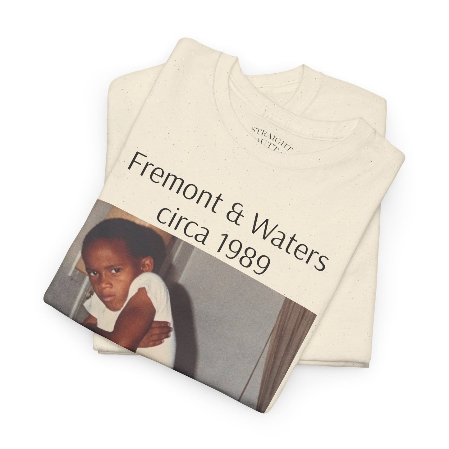 Straight Outta Pomona™ Tee, Unisex Heavy Cotton Tee, Vintage Style Shirt, Fremont & Waters circa 1989 tribute T-Shirt, Gift for Him/Her, 80s/90s Fashion