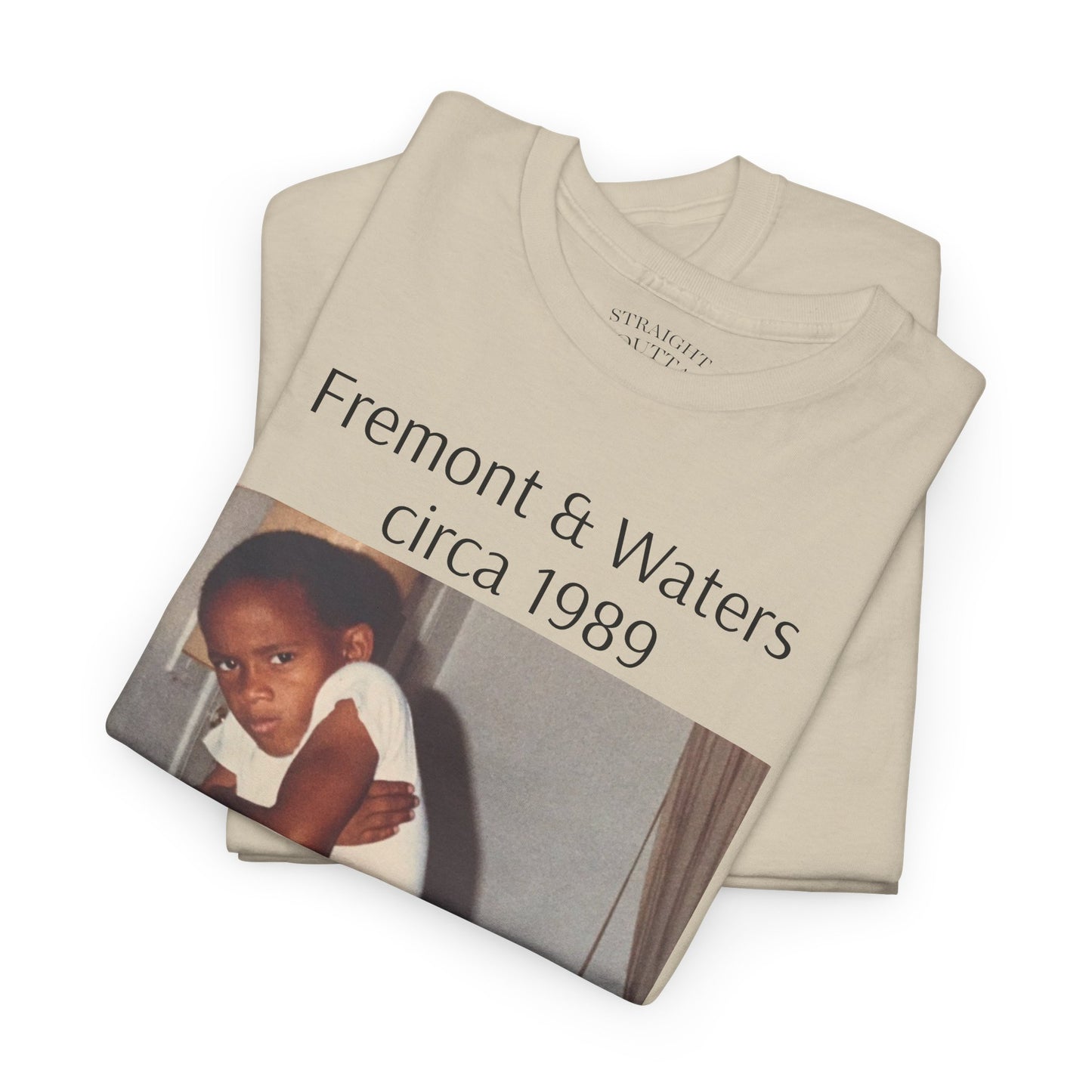 Straight Outta Pomona™ Tee, Unisex Heavy Cotton Tee, Vintage Style Shirt, Fremont & Waters circa 1989 tribute T-Shirt, Gift for Him/Her, 80s/90s Fashion
