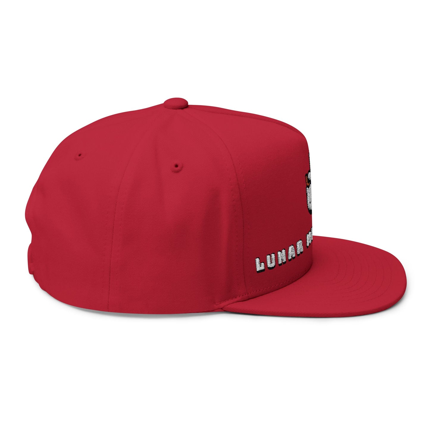 Flat Bill Lunar Metropolis™ logo Cap — Embroidered