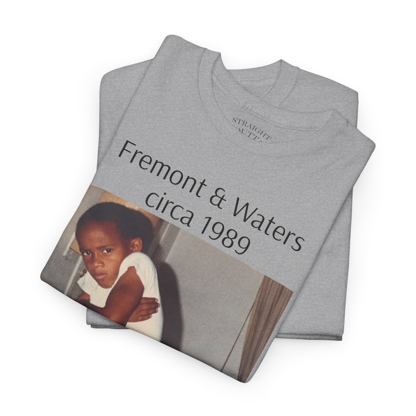 Straight Outta Pomona™ Tee, Unisex Heavy Cotton Tee, Vintage Style Shirt, Fremont & Waters circa 1989 tribute T-Shirt, Gift for Him/Her, 80s/90s Fashion