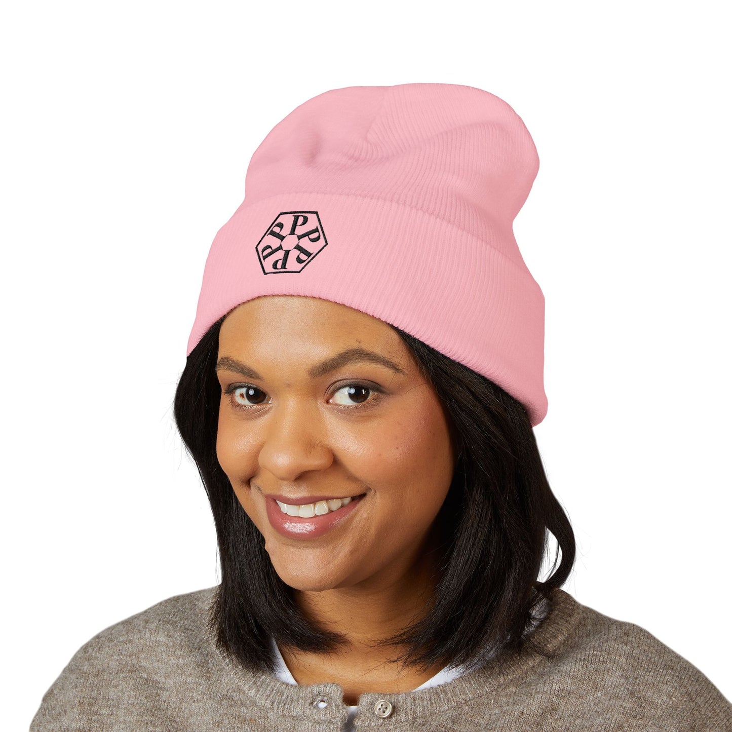 Stylish Embroidered Straight Outta Pomona™ Beanie, Cozy Winter Hat, Gift for Him/Her, Custom Logo Beanie, Perfect for Warmth and Fashion