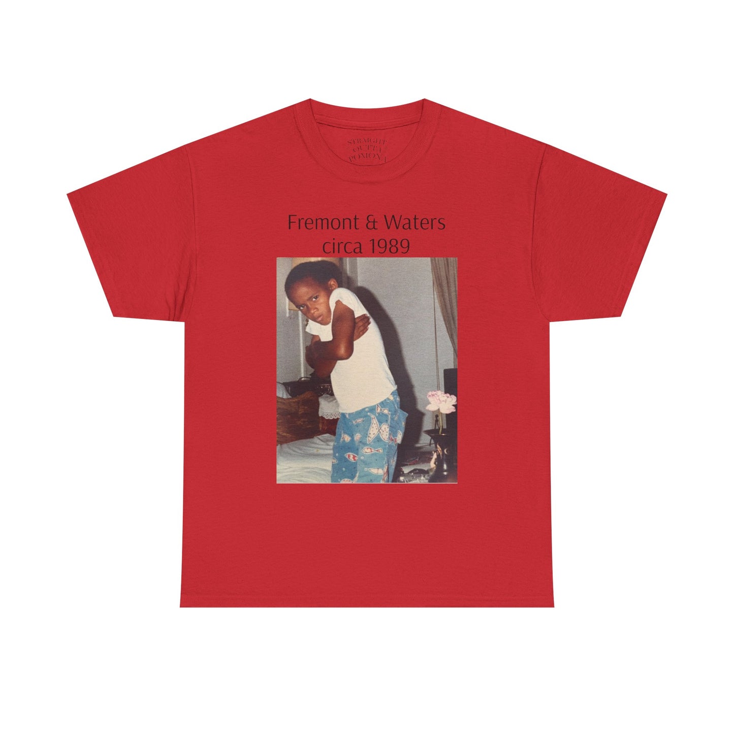 Straight Outta Pomona™ Tee, Unisex Heavy Cotton Tee, Vintage Style Shirt, Fremont & Waters circa 1989 tribute T-Shirt, Gift for Him/Her, 80s/90s Fashion