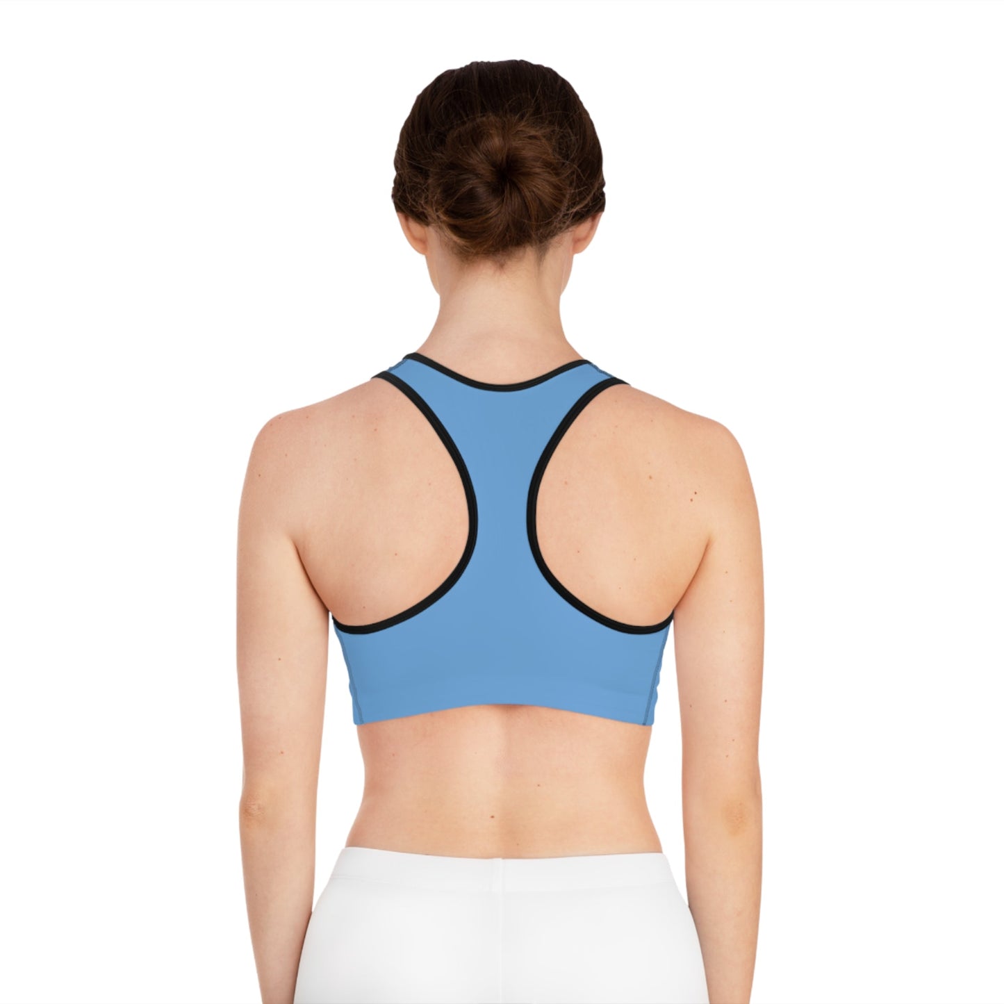 Trendy Ruse Clues® Sports Bra for Active Women, Gym Wear, Fitness Apparel, Comfortable Fitness Gear