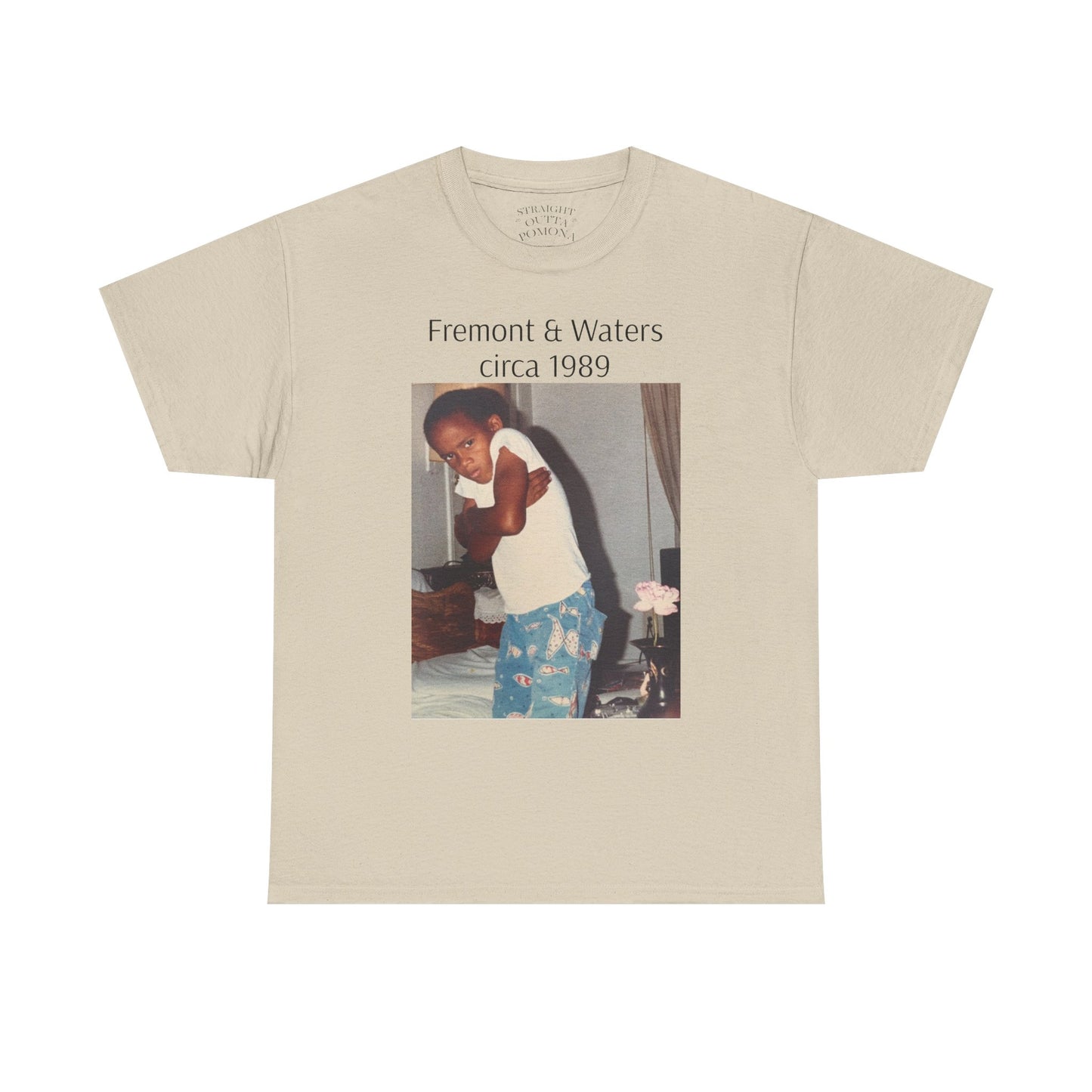 Straight Outta Pomona™ Tee, Unisex Heavy Cotton Tee, Vintage Style Shirt, Fremont & Waters circa 1989 tribute T-Shirt, Gift for Him/Her, 80s/90s Fashion