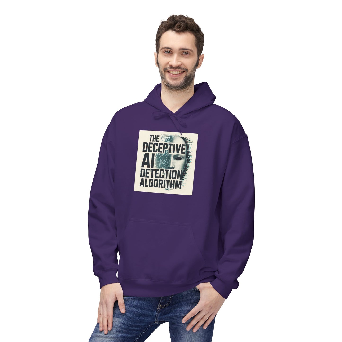 Deceptive AI Detection Algorithm Ruse Clues Hoodie