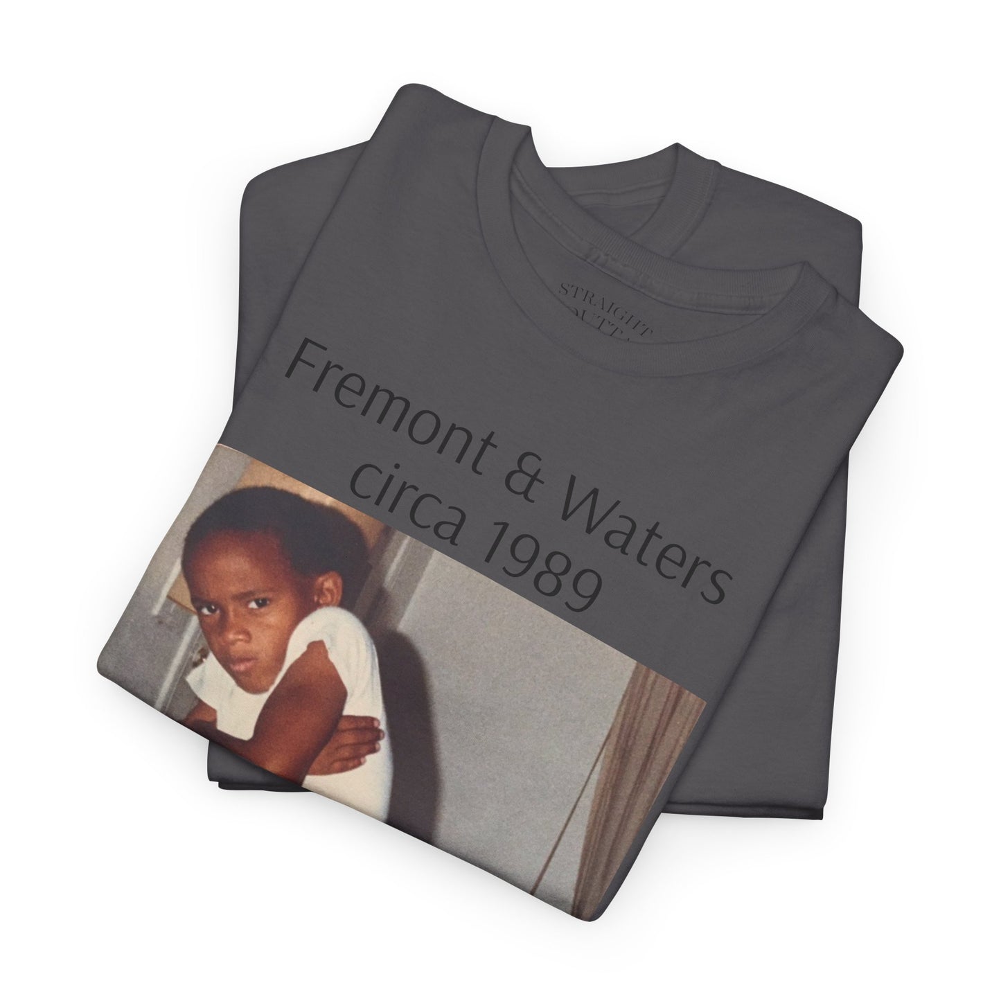 Straight Outta Pomona™ Tee, Unisex Heavy Cotton Tee, Vintage Style Shirt, Fremont & Waters circa 1989 tribute T-Shirt, Gift for Him/Her, 80s/90s Fashion