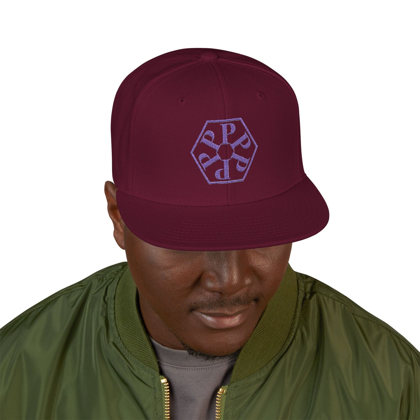 Stylish Straight Outta Pomona™ Snapback Cap with bluish logo, Trendy Hat for Casual Outfits, Perfect Gift for Friends, Summer Festivals, Daily Wear