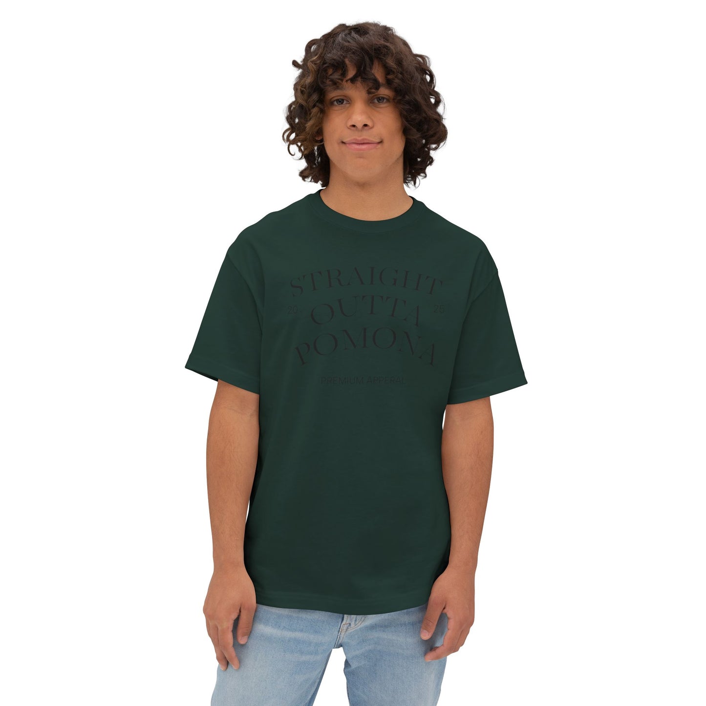Straight Outta Pomona™ Unisex Oversized Tee, Relaxed Fit T-Shirt for Casual Outings, Streetwear Style, Gift for Fashion Lovers