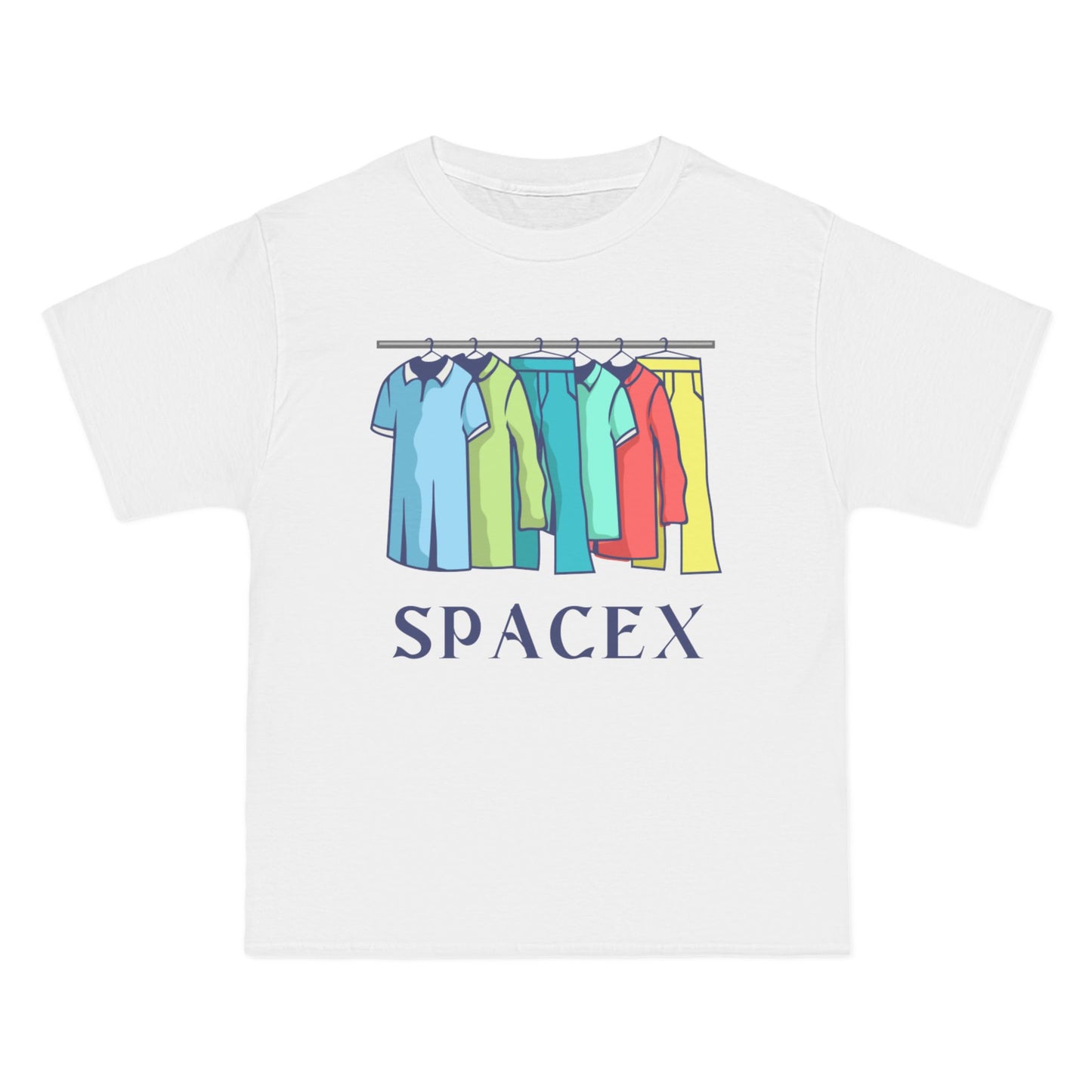 Short-Sleeve SpaceX T-Shirt for All Shapes and Sizes, Short, Tall, Fat, or Small, Casual Wear, Unique Graphic Tee