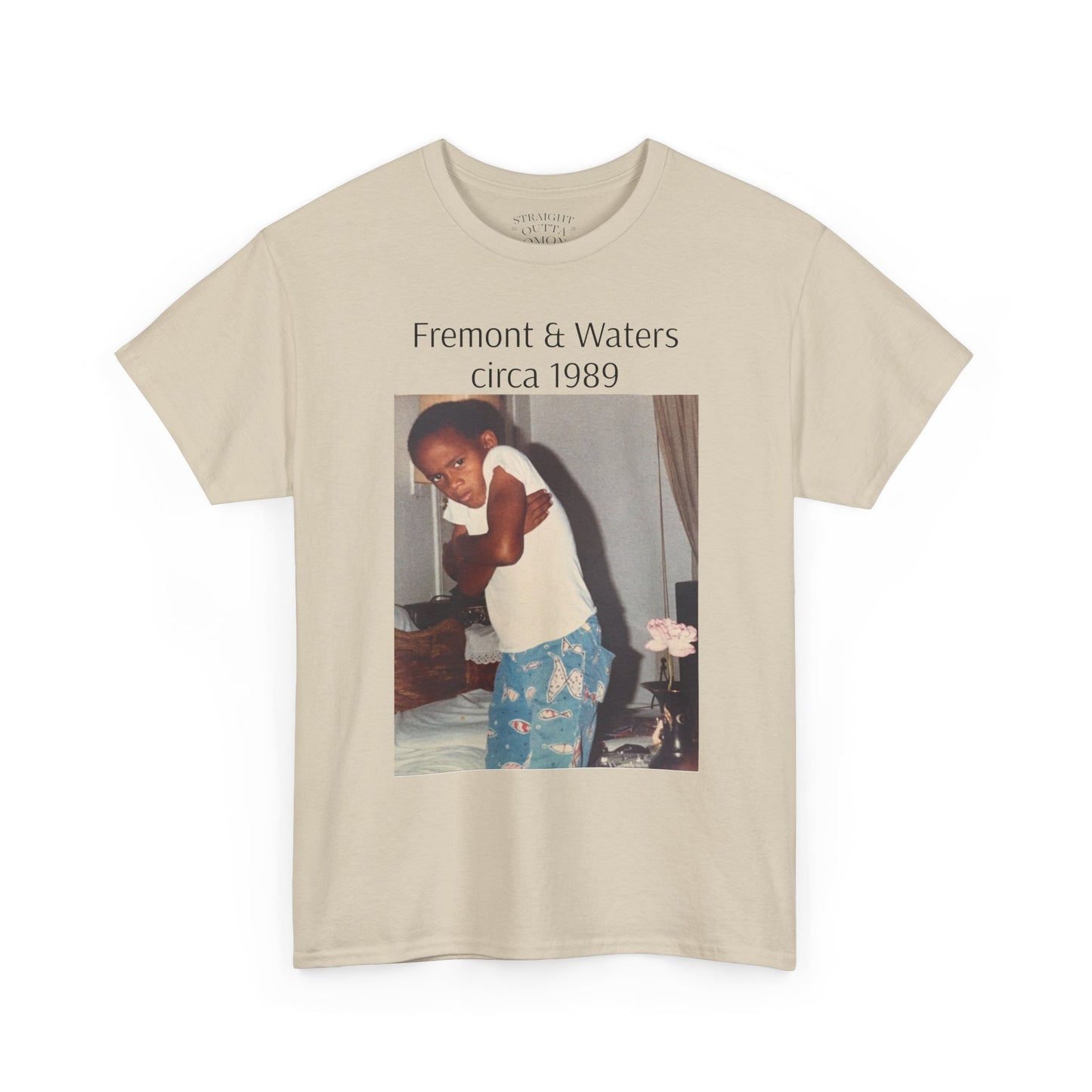 Straight Outta Pomona™ Tee, Unisex Heavy Cotton Tee, Vintage Style Shirt, Fremont & Waters circa 1989 tribute T-Shirt, Gift for Him/Her, 80s/90s Fashion