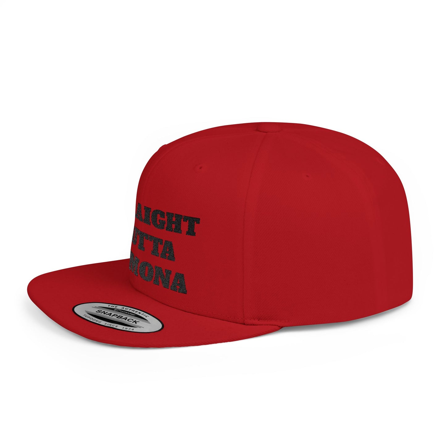Stylish Flat Bill Straight Outta Pomona™ Snapback Hat - Perfect Gift for Hikers, Streetwear Enthusiasts, or Casual Outings, Cool Design, Summer Fashion