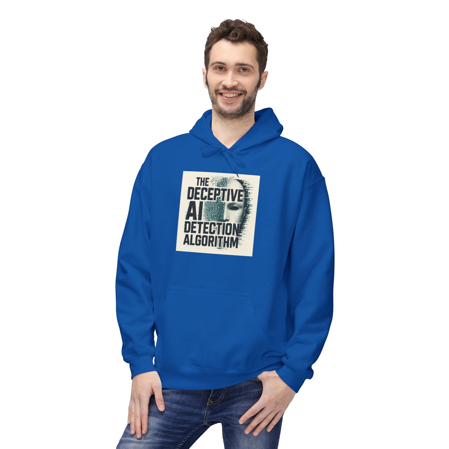 Deceptive AI Detection Algorithm Ruse Clues Hoodie