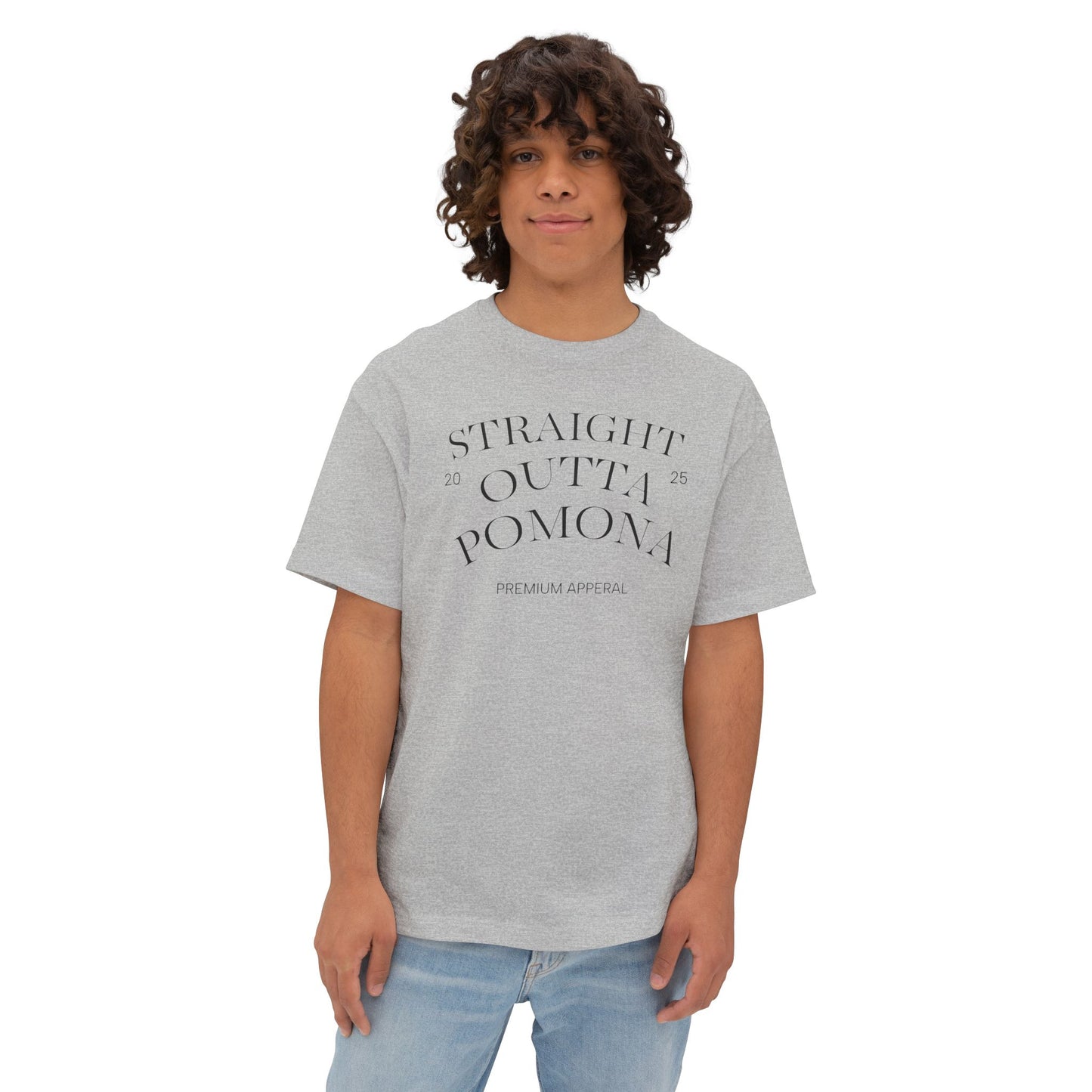 Straight Outta Pomona™ Unisex Oversized Tee, Relaxed Fit T-Shirt for Casual Outings, Streetwear Style, Gift for Fashion Lovers