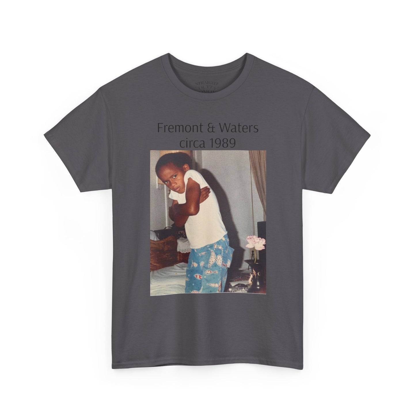 Straight Outta Pomona™ Tee, Unisex Heavy Cotton Tee, Vintage Style Shirt, Fremont & Waters circa 1989 tribute T-Shirt, Gift for Him/Her, 80s/90s Fashion