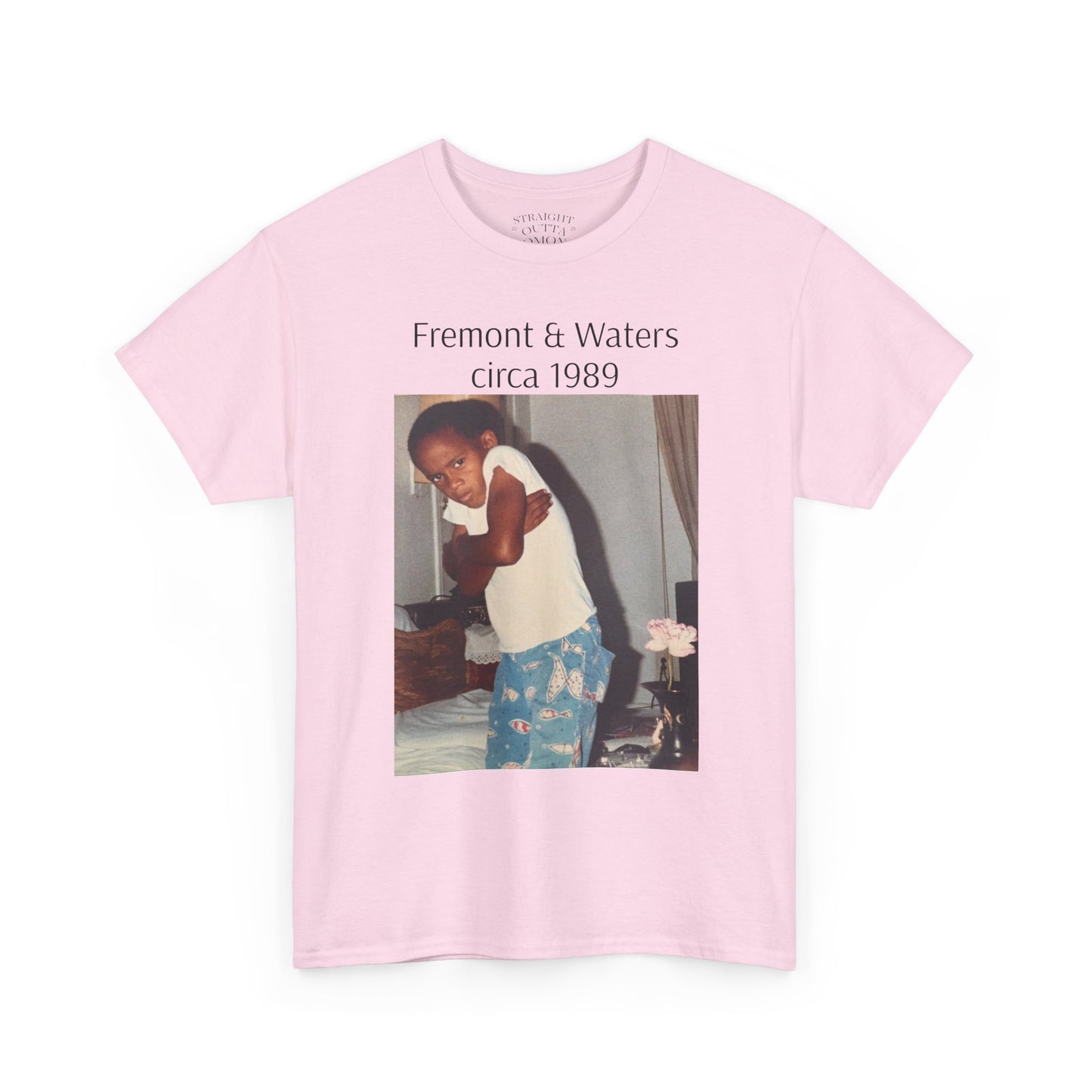 Straight Outta Pomona™ Tee, Unisex Heavy Cotton Tee, Vintage Style Shirt, Fremont & Waters circa 1989 tribute T-Shirt, Gift for Him/Her, 80s/90s Fashion
