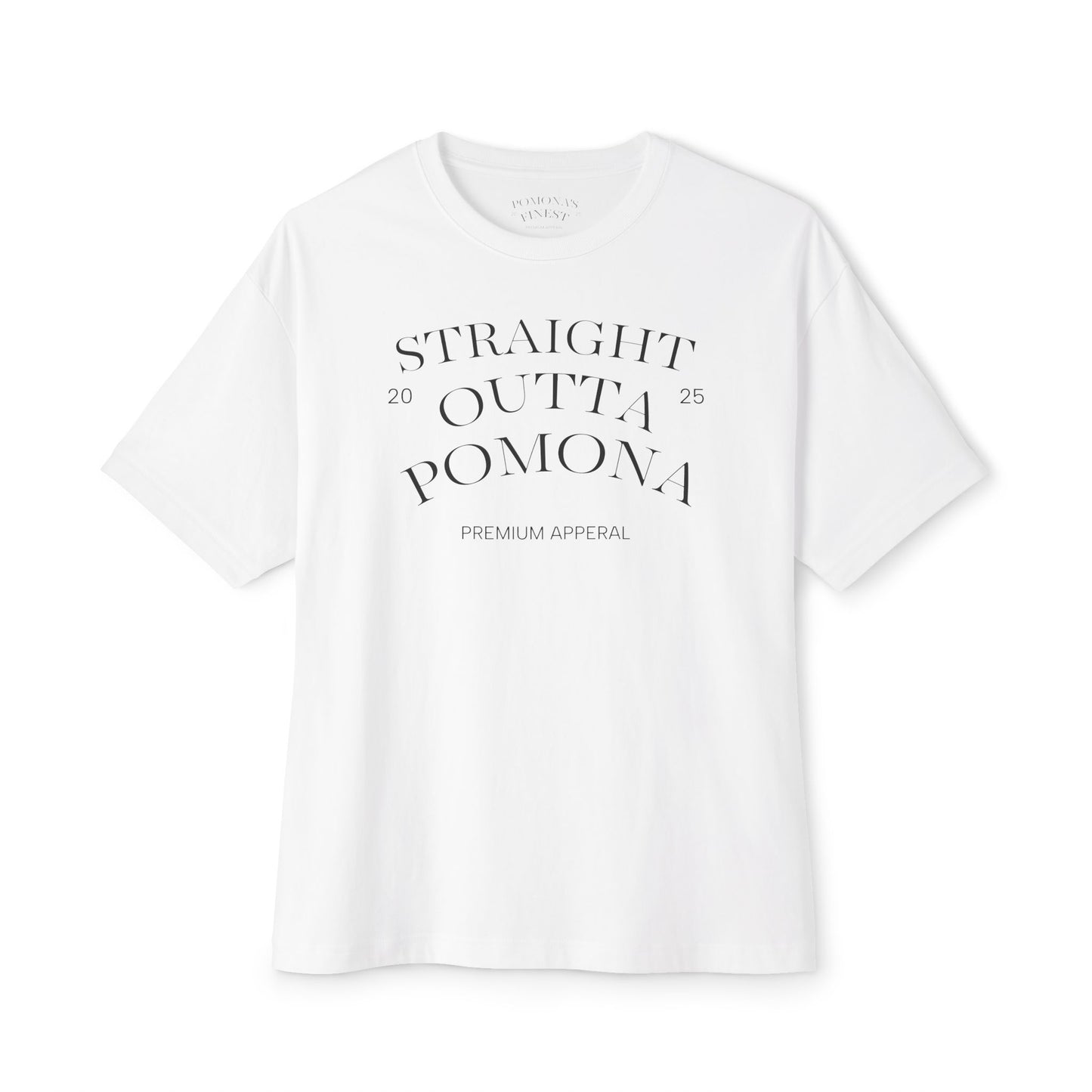 Straight Outta Pomona™ Unisex Oversized Tee, Relaxed Fit T-Shirt for Casual Outings, Streetwear Style, Gift for Fashion Lovers