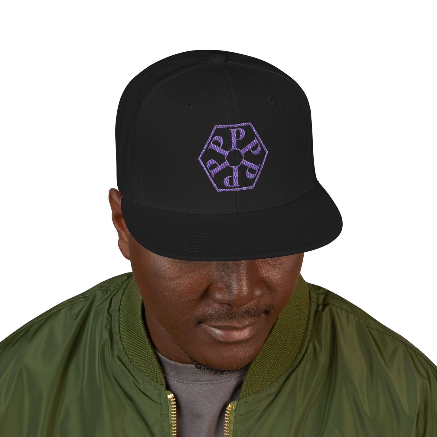 Stylish Straight Outta Pomona™ Snapback Cap with bluish logo, Trendy Hat for Casual Outfits, Perfect Gift for Friends, Summer Festivals, Daily Wear