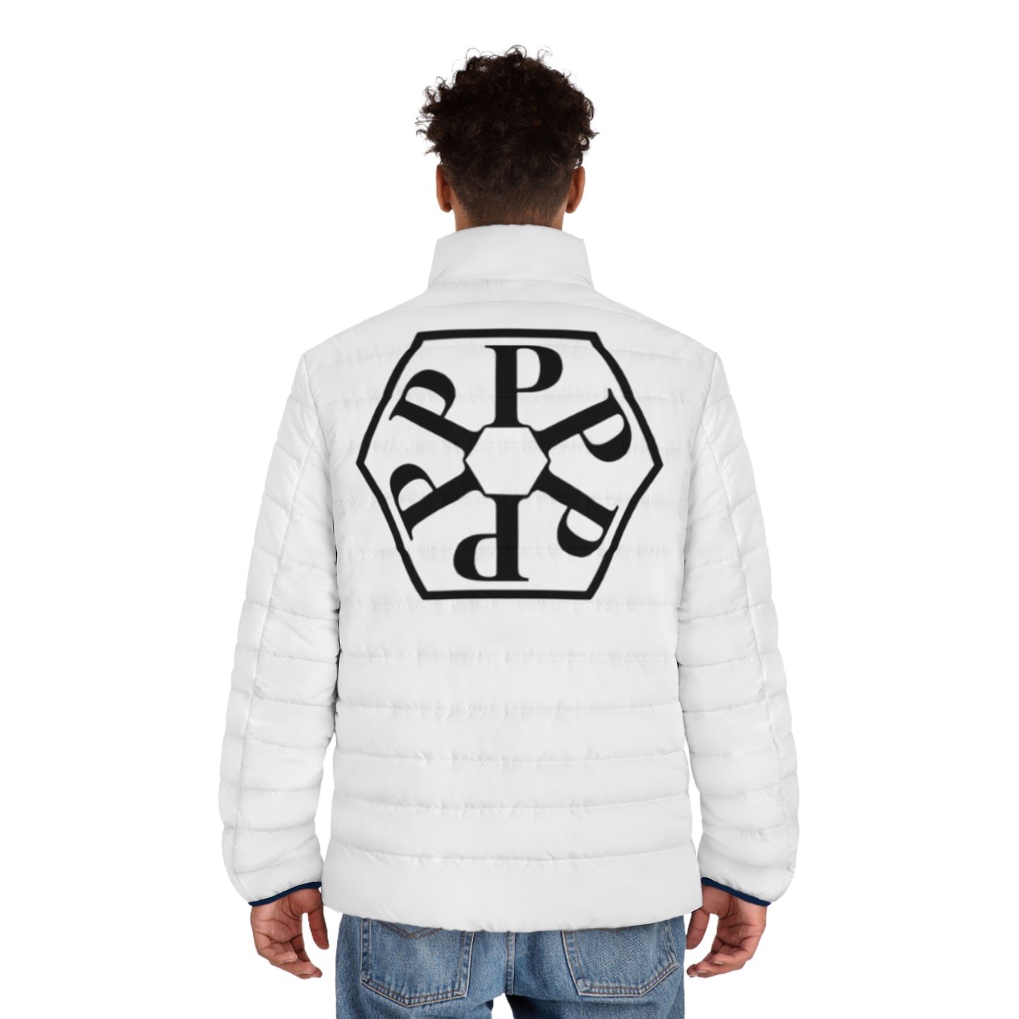 Stylish Men's Straight Outta Pomona™ Puffer Jacket, Winter Outerwear, Casual Layering, Trendy Streetwear, Gift for Him, Warm Jacket
