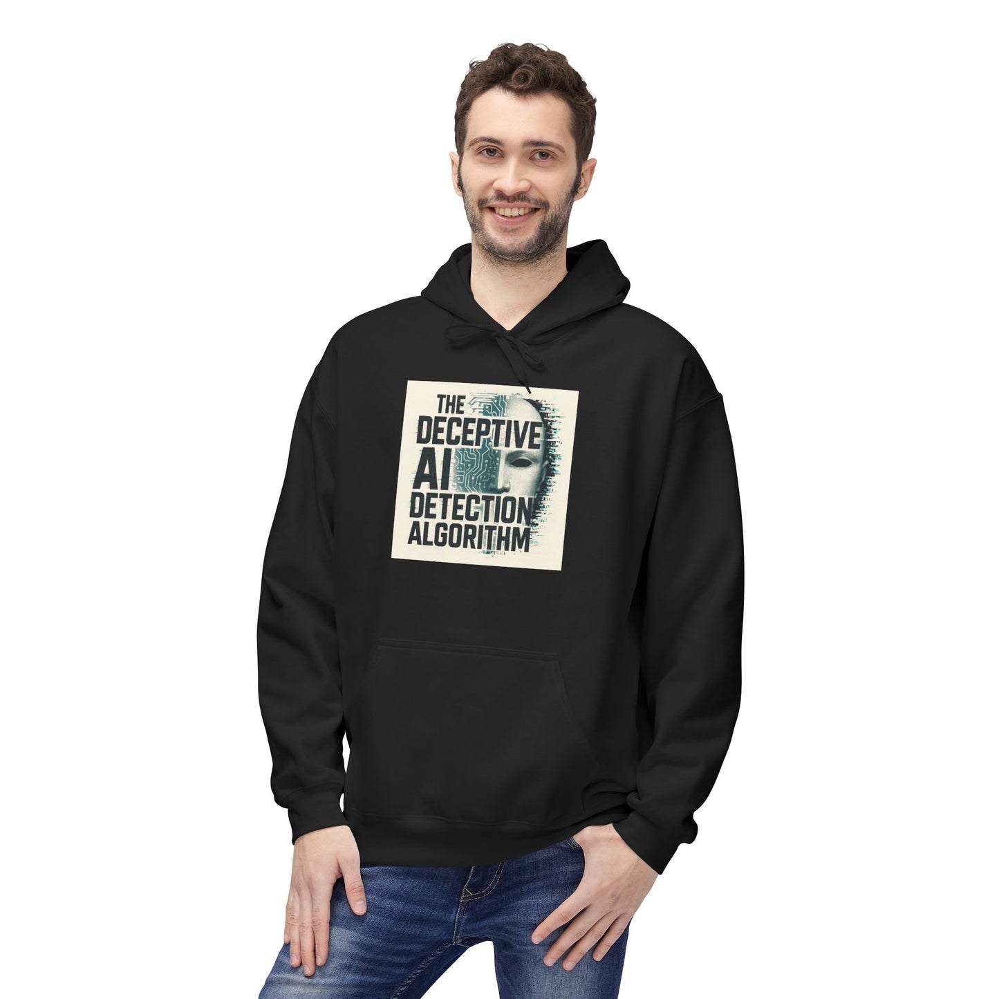 Deceptive AI Detection Algorithm Ruse Clues Hoodie