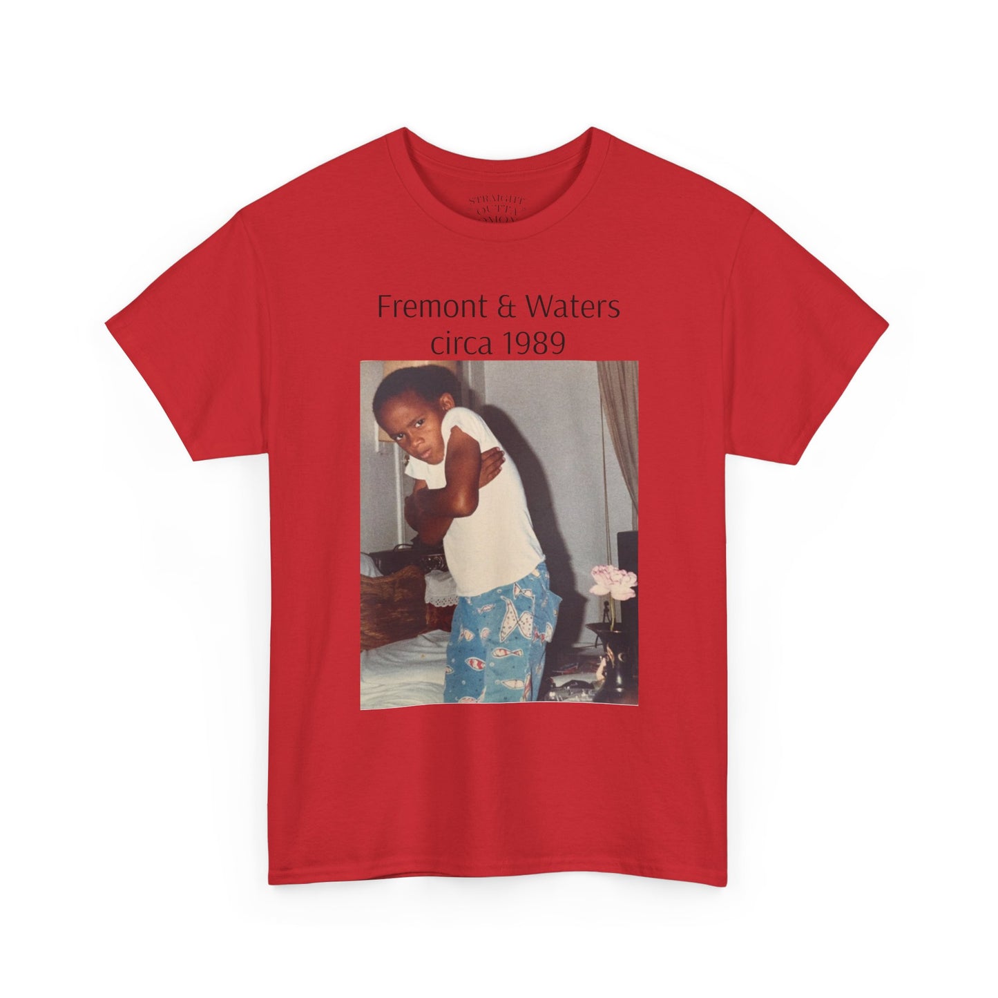 Straight Outta Pomona™ Tee, Unisex Heavy Cotton Tee, Vintage Style Shirt, Fremont & Waters circa 1989 tribute T-Shirt, Gift for Him/Her, 80s/90s Fashion