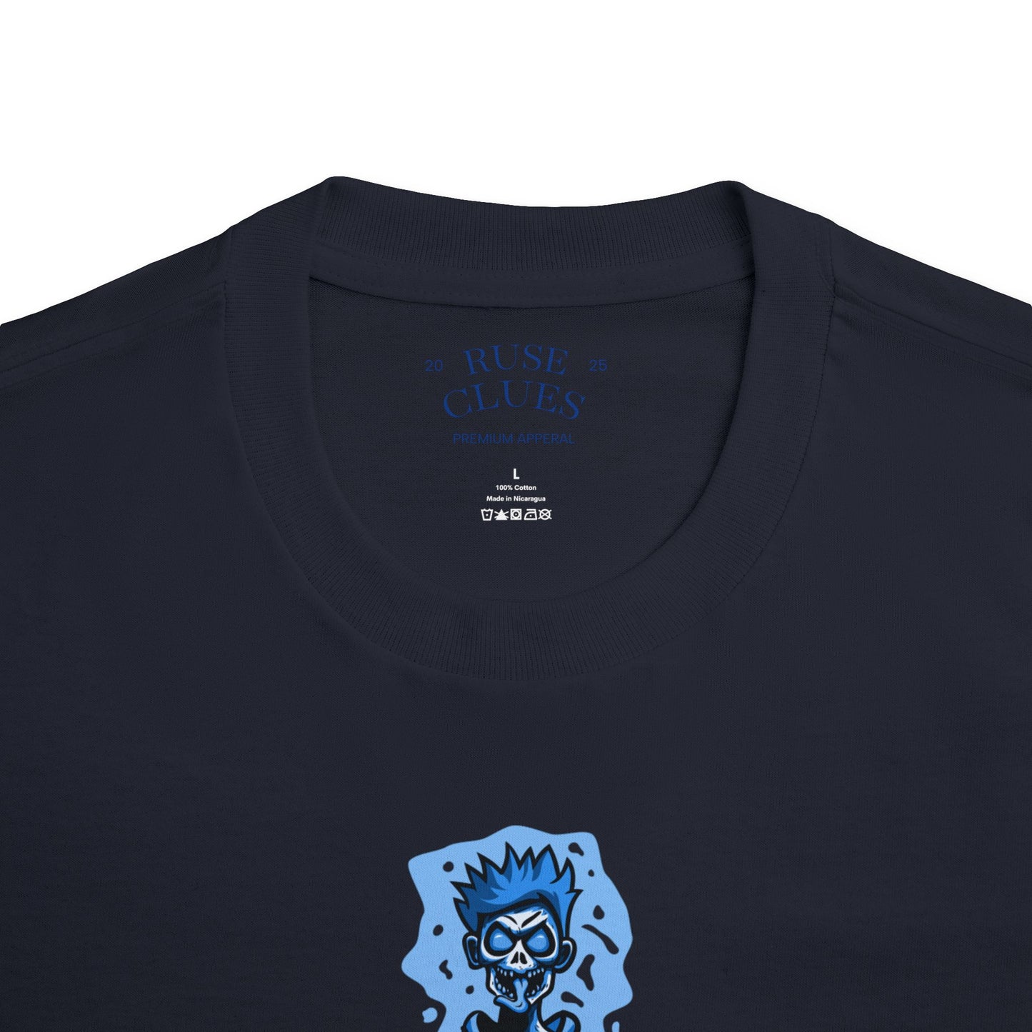 Unisex Classic Ruse Clues™ Graphic Tee, Edgy Streetwear, Casual Wear, Gifts for Him/Her, Unique Vintage Shirt, Youthful Style