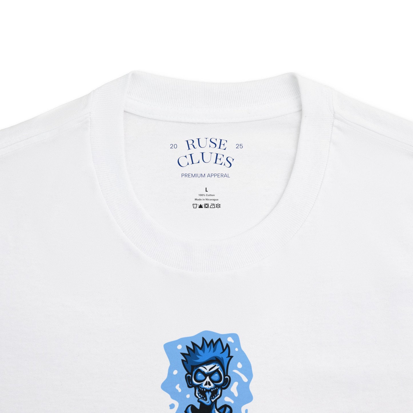 Unisex Classic Ruse Clues™ Graphic Tee, Edgy Streetwear, Casual Wear, Gifts for Him/Her, Unique Vintage Shirt, Youthful Style